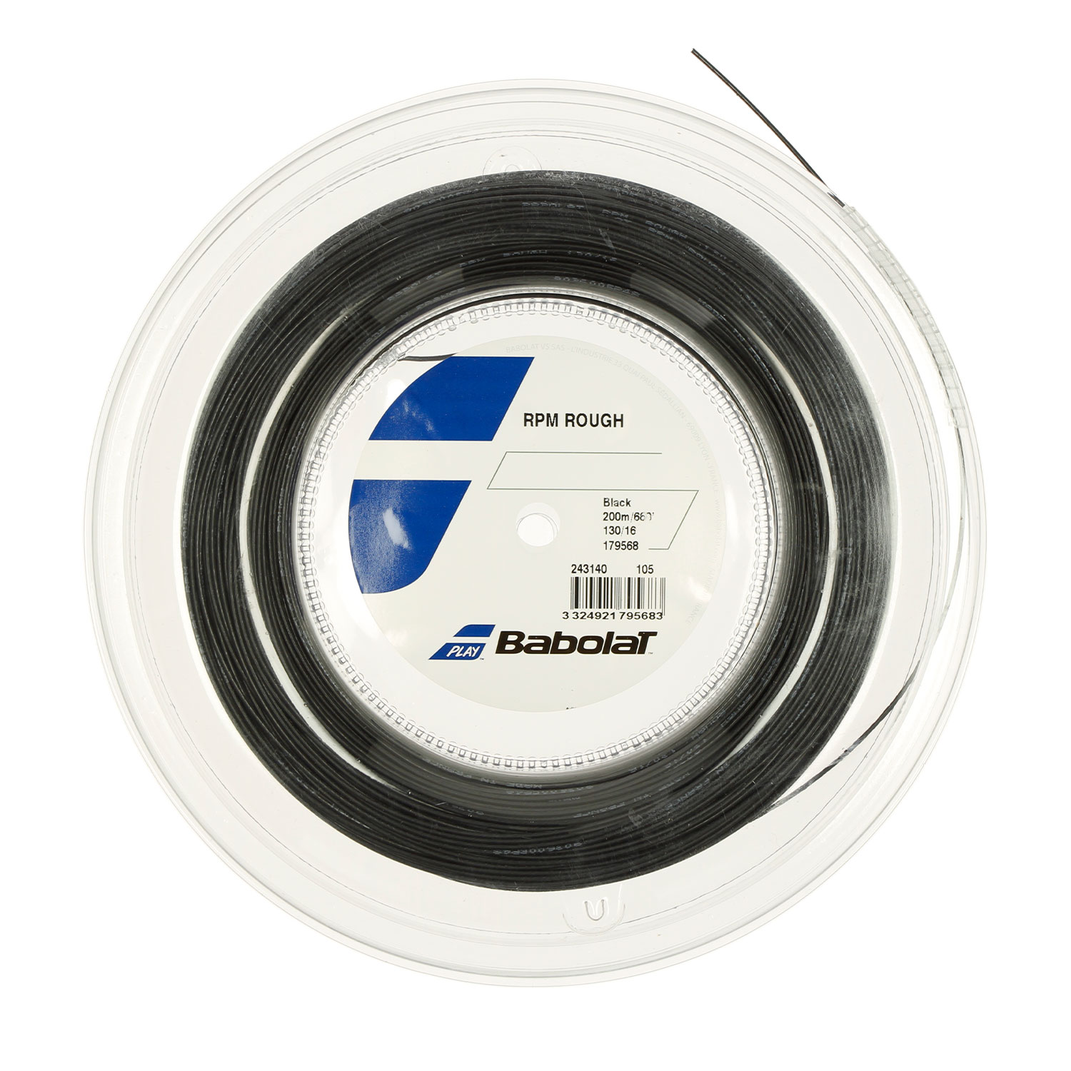 Babolat Pro Last 1.25 Matassa da Tennis 200 m - Black