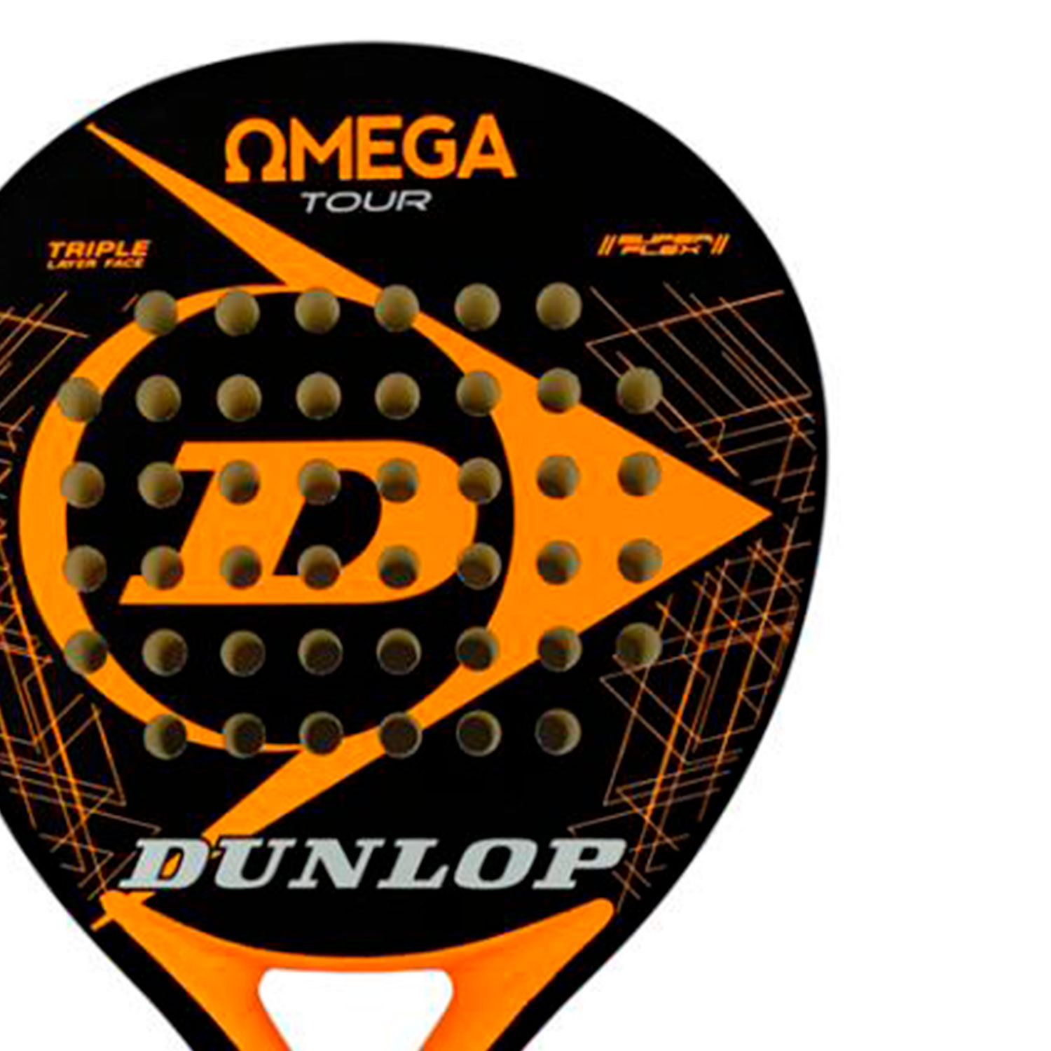 Dunlop Omega Tour de Padel Black/Orange