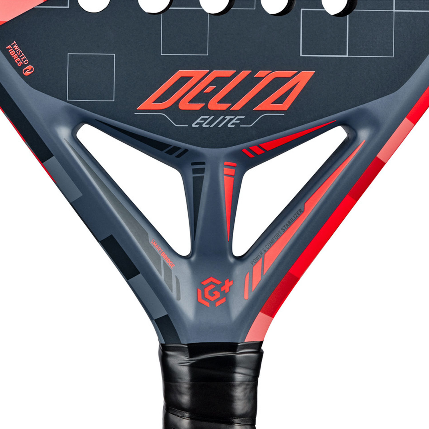 Head 360+ Delta Elite de - Red/Grey