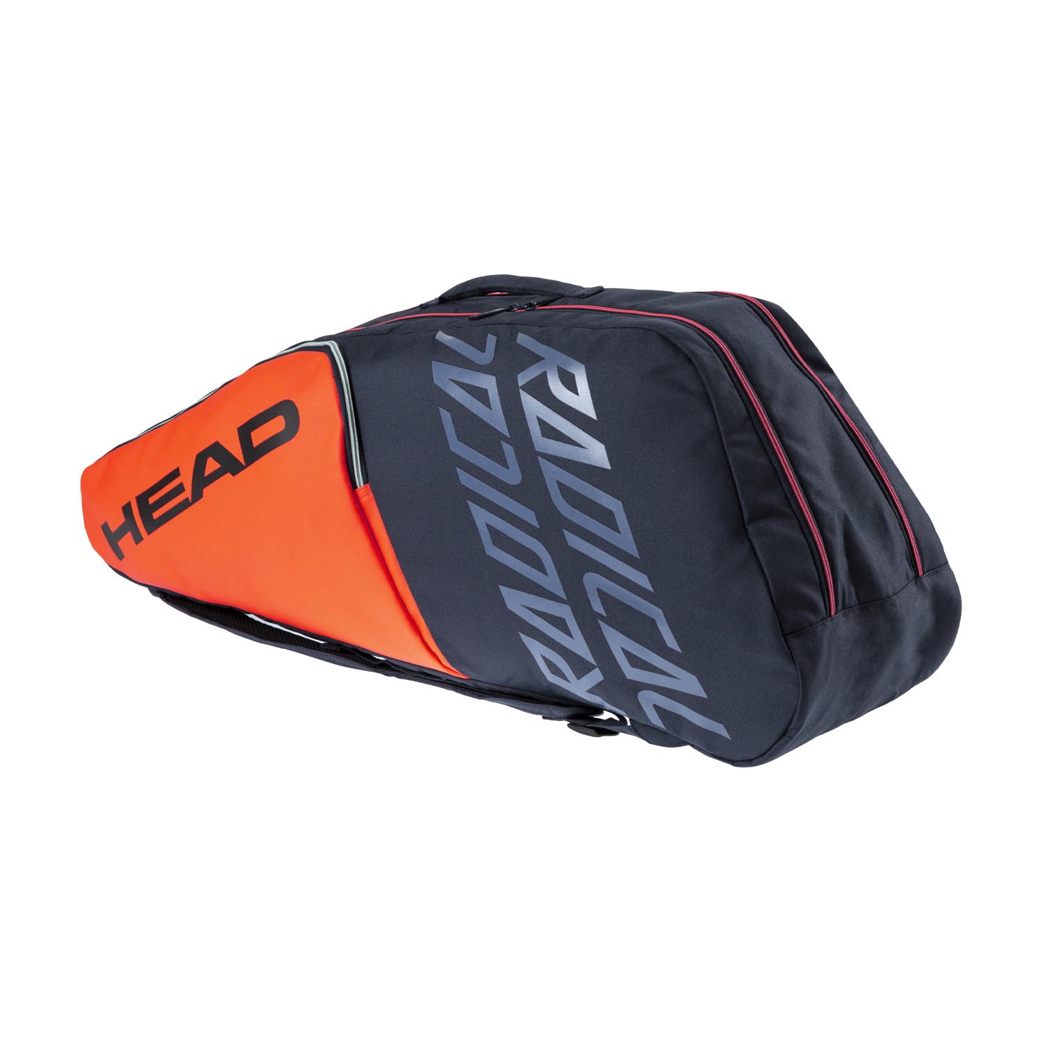 Head Radical x 6 Combi Tennis Bag Orange Grey