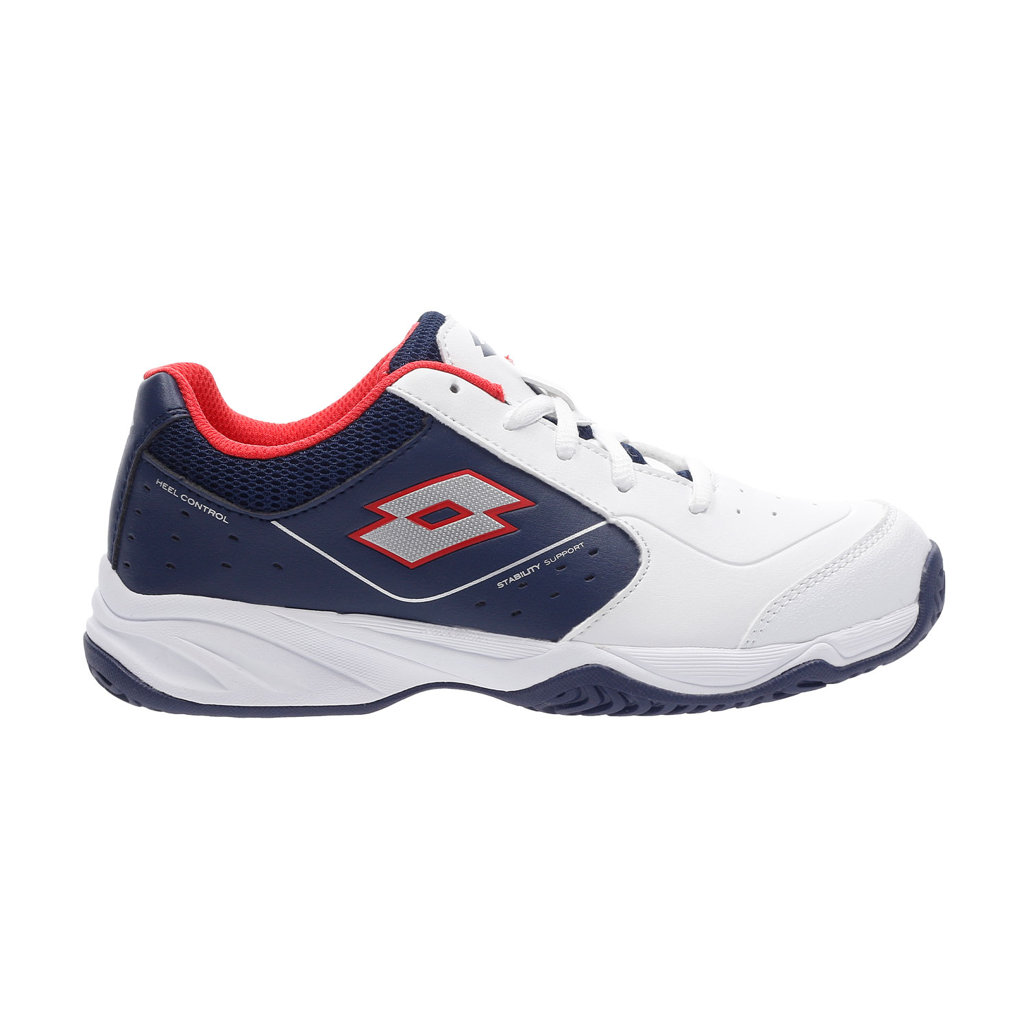 navy blue and white tennis shoes
