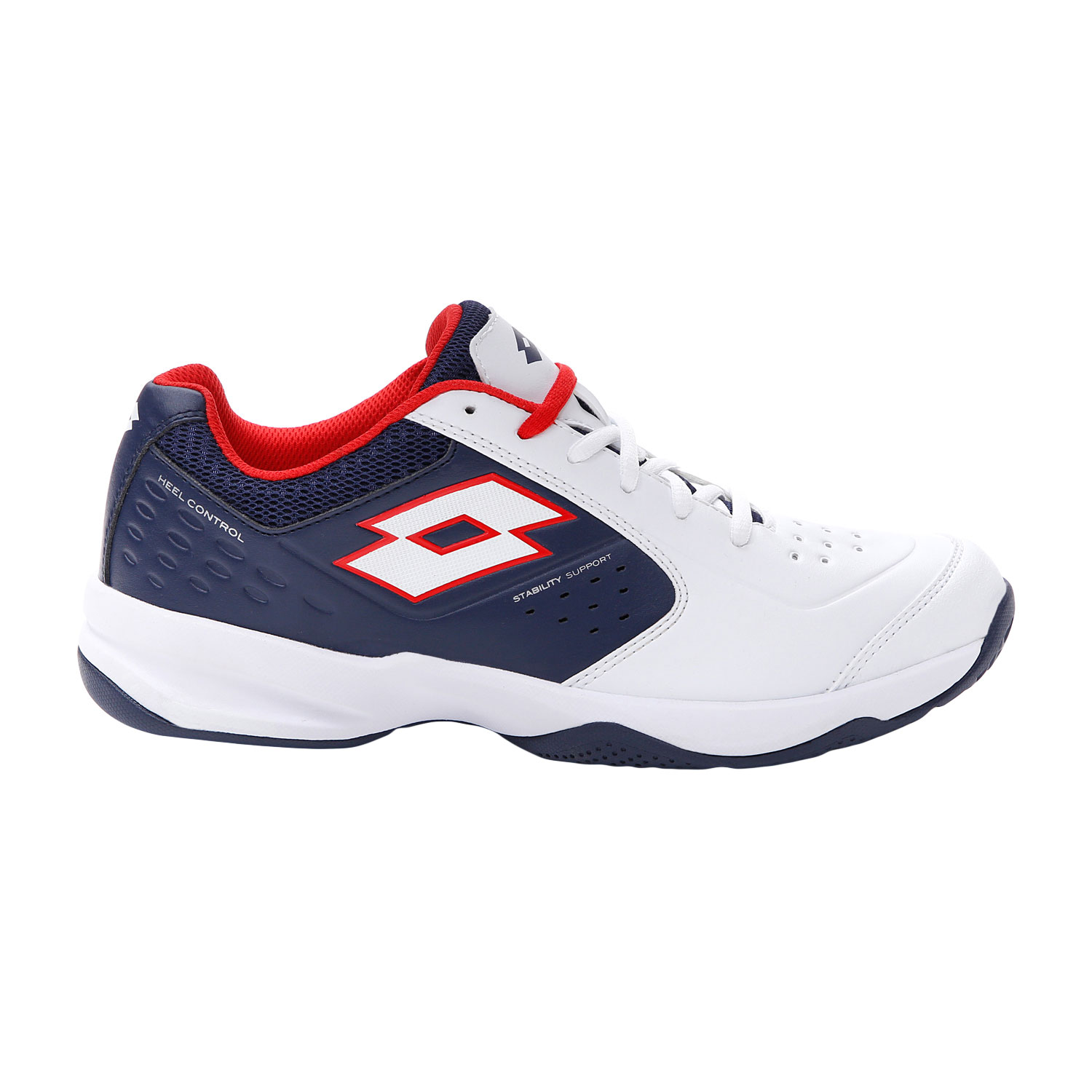 Lotto Space 600 II Scarpe Tennis Uomo All White/Navy Blue