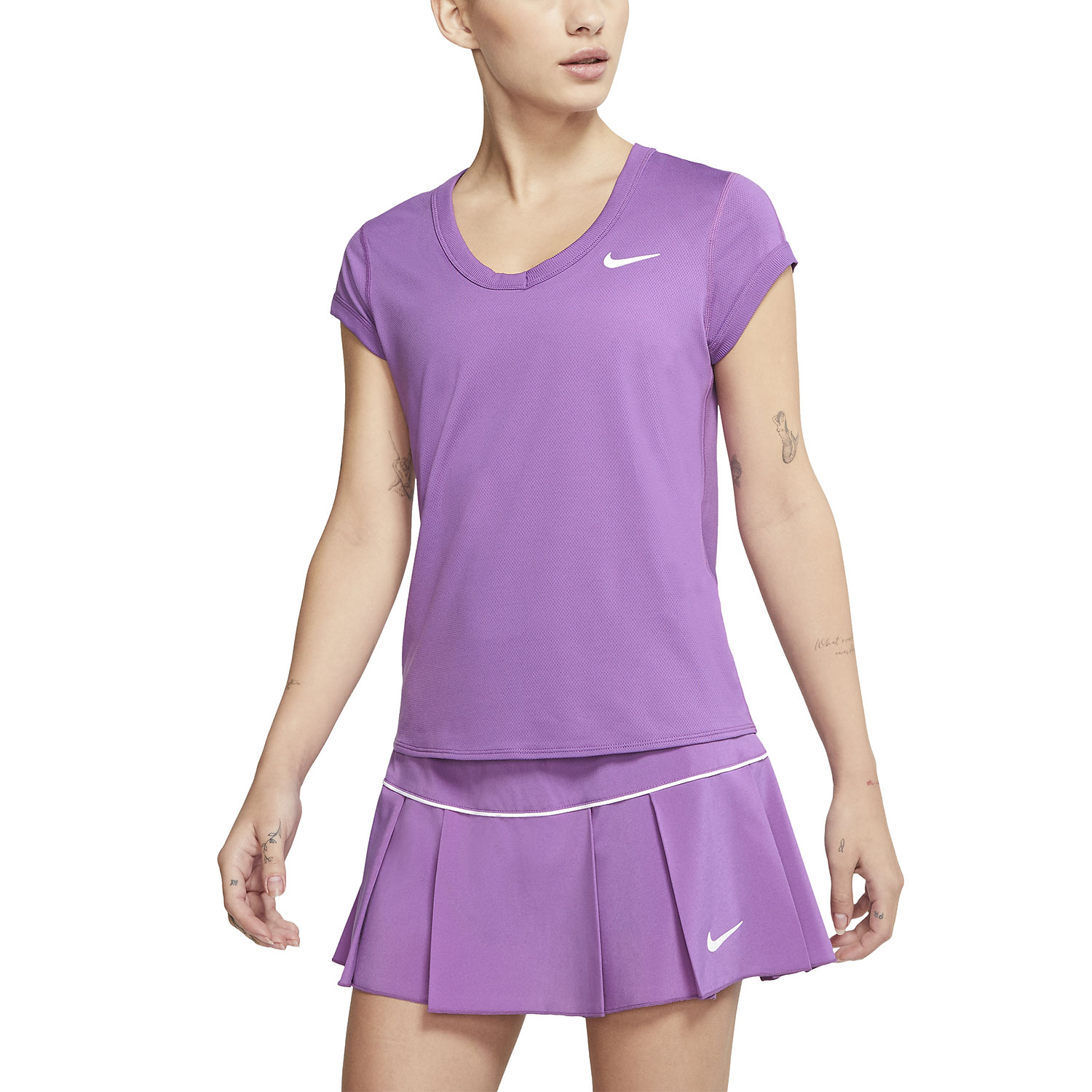 purple dri fit