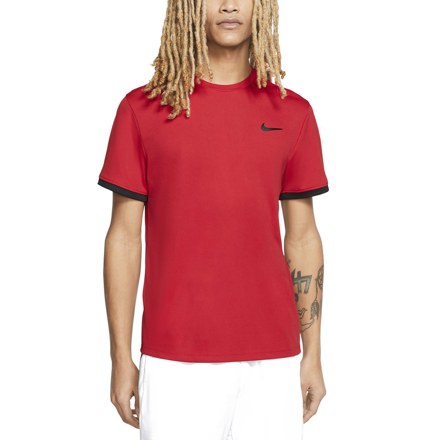 gym red t shirt