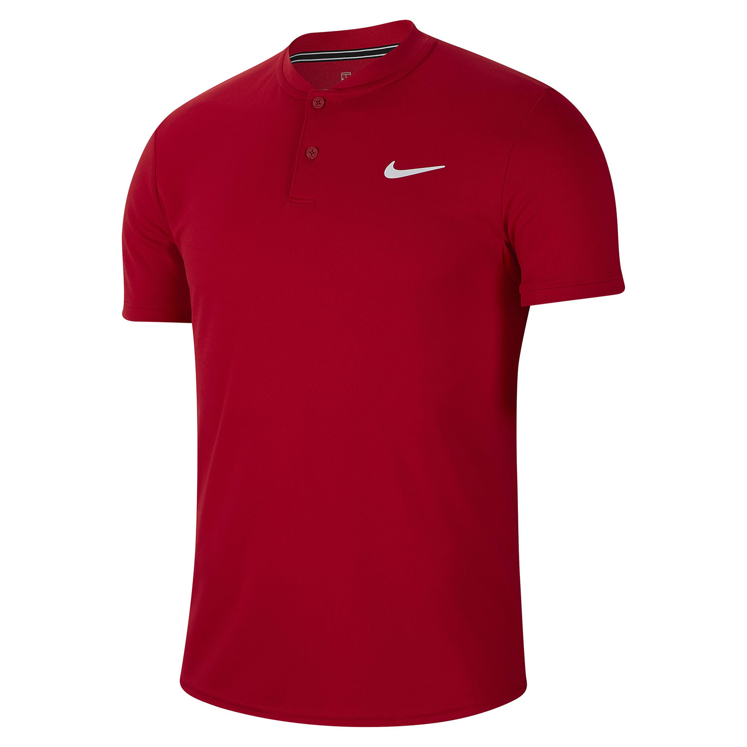 Nike Court Dry Polo de Tenis Hombre - Gym Red/White