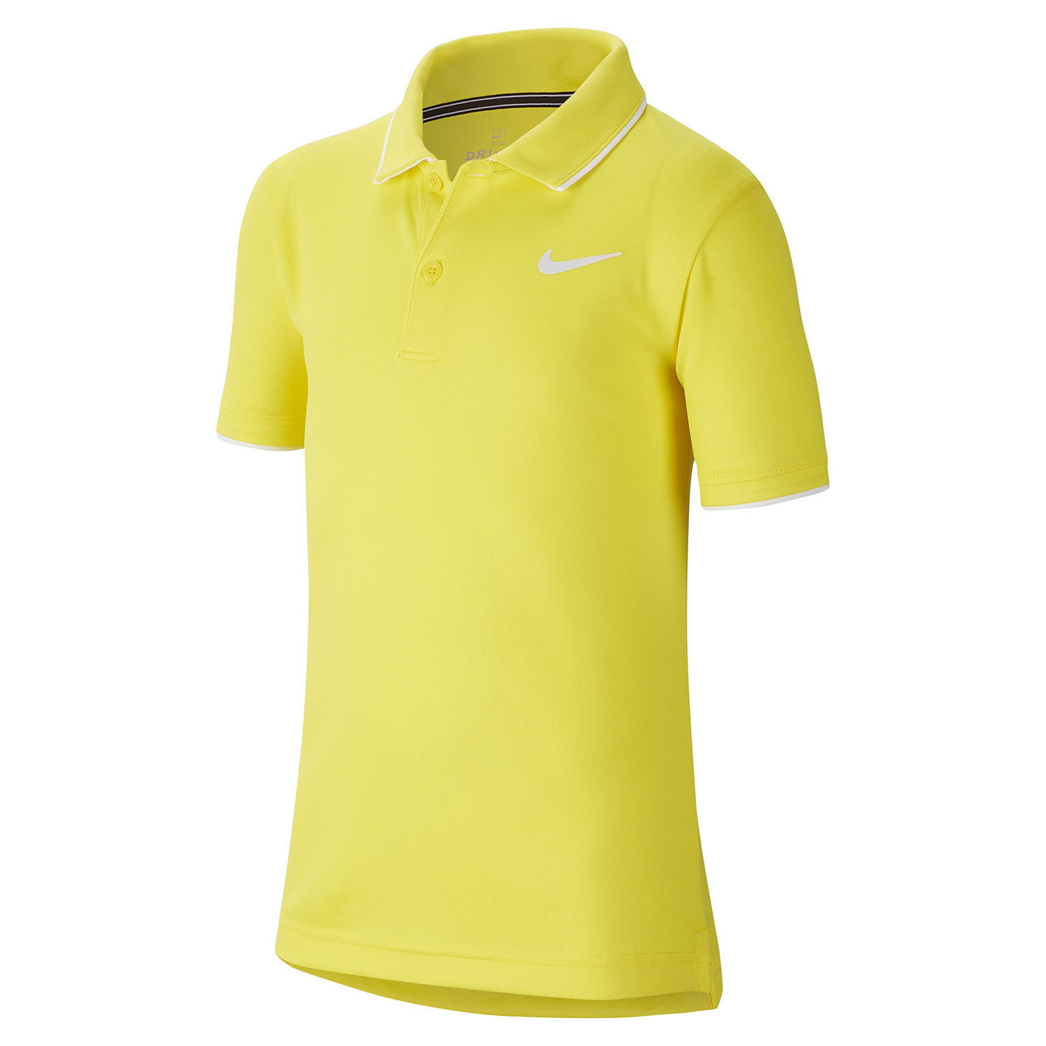 yellow nike polo