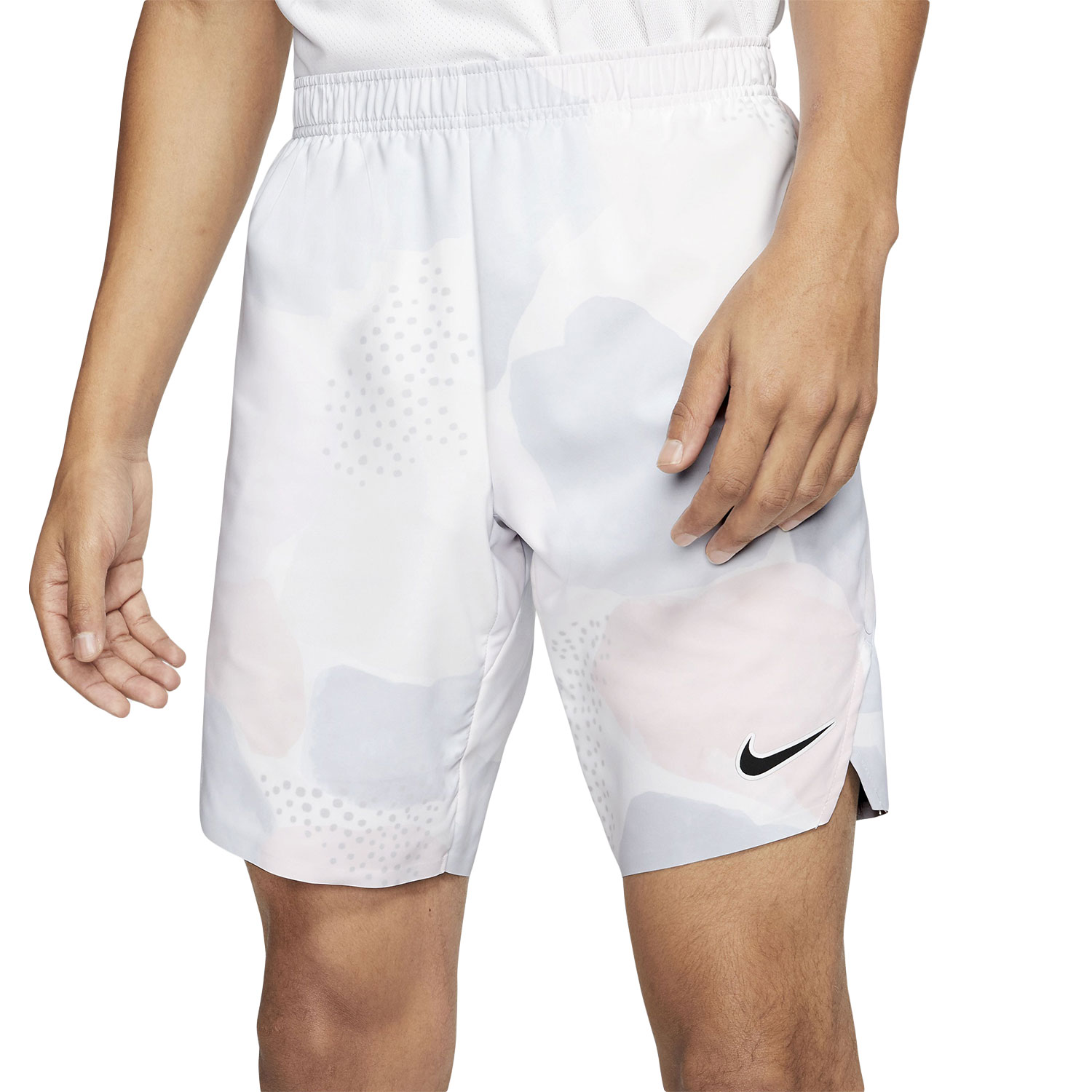 Nike Court Flex Ace Print Pantaloncini Tennis Uomo - White
