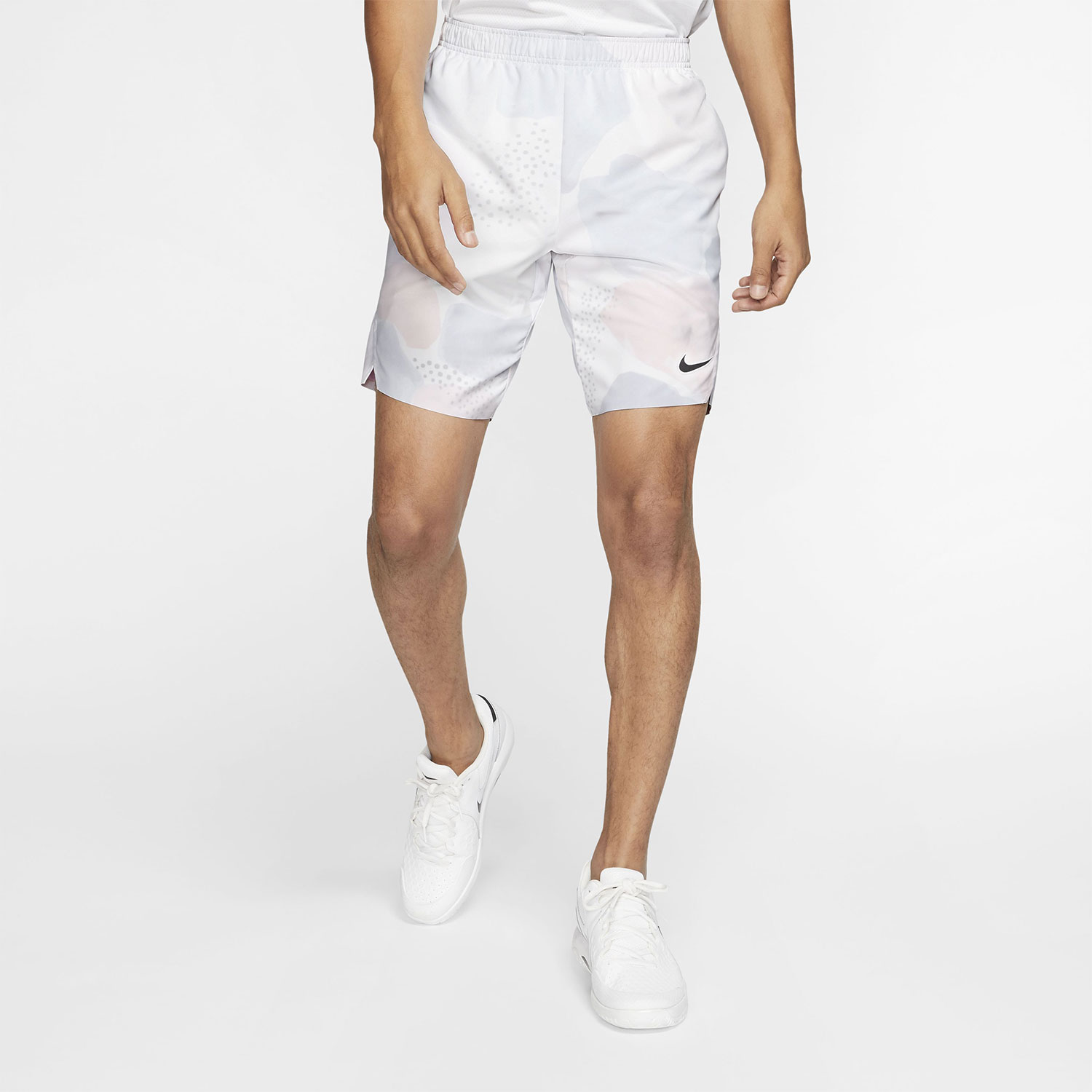 Nike Court Flex Ace Print Men's Tennis Shorts - White