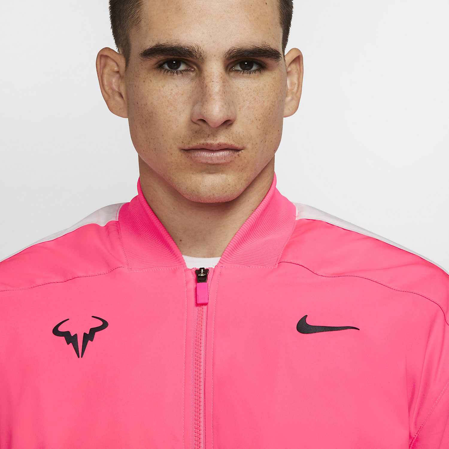 Nike Rafa Men's Tennis Jacket - Digital Pink/Gridiron