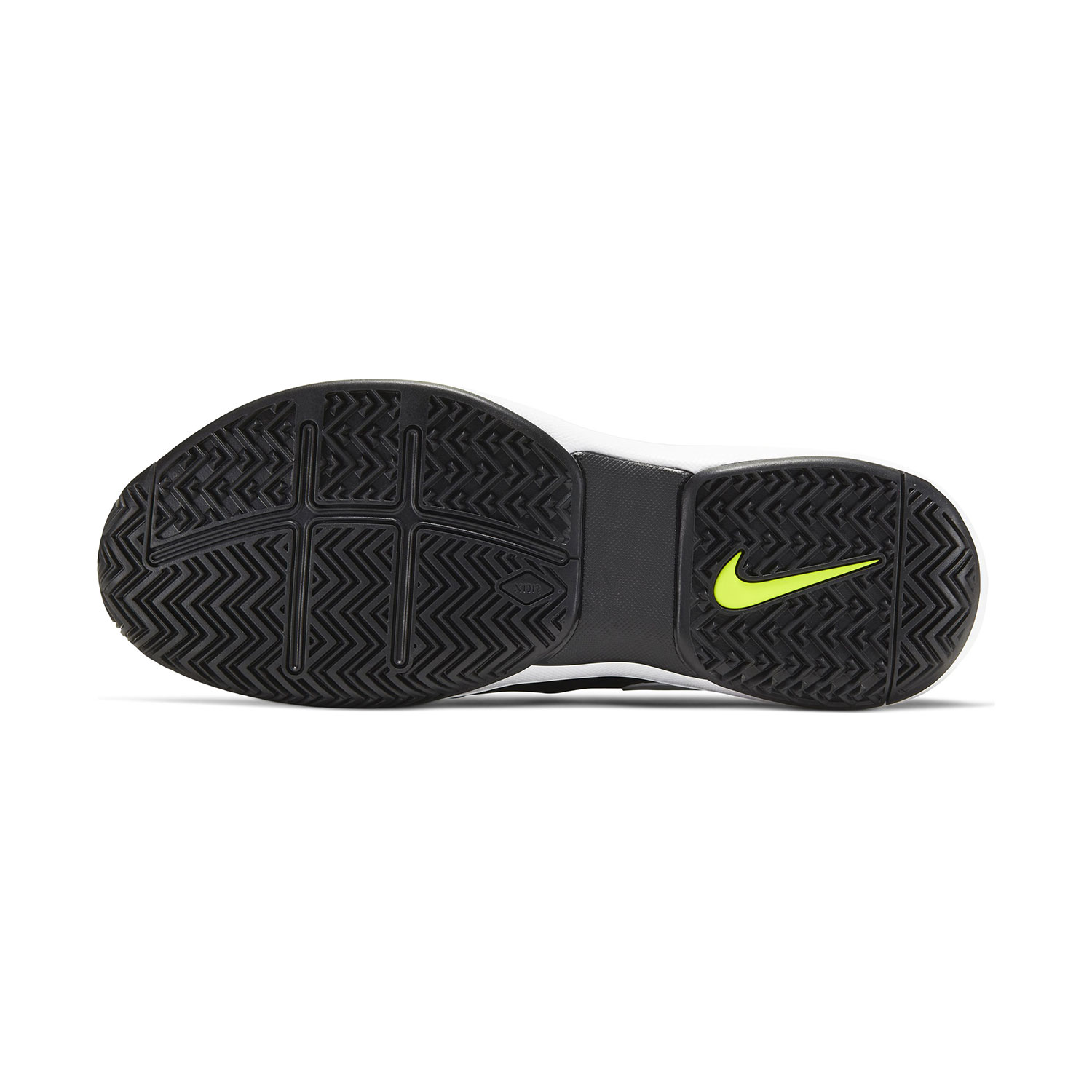 Nike Zoom Prestige HC Men's Tennis Shoes - Black/White/Volt