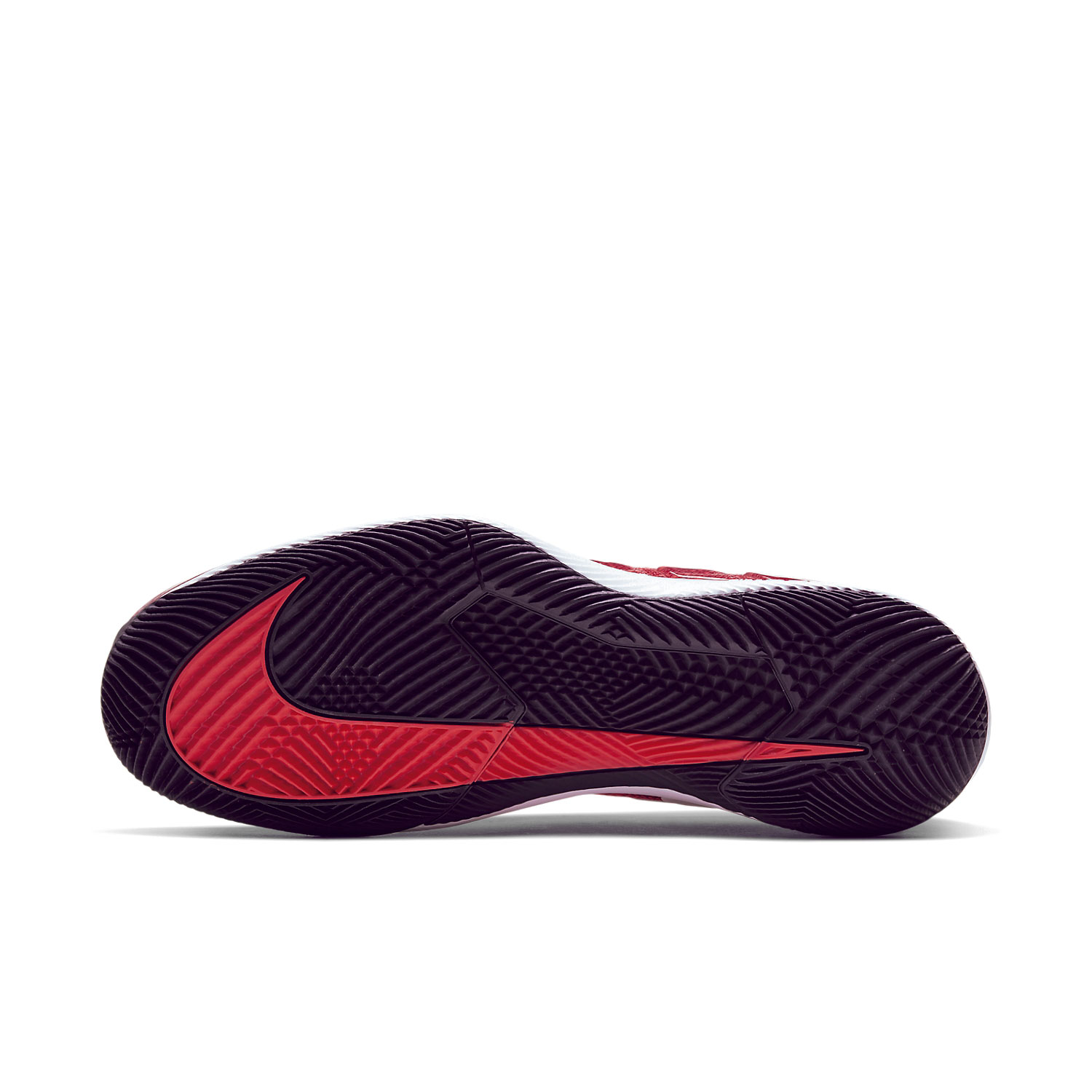 Nike Zoom Vapor X Knit HC Men's Tennis Shoes - Laser Crimson