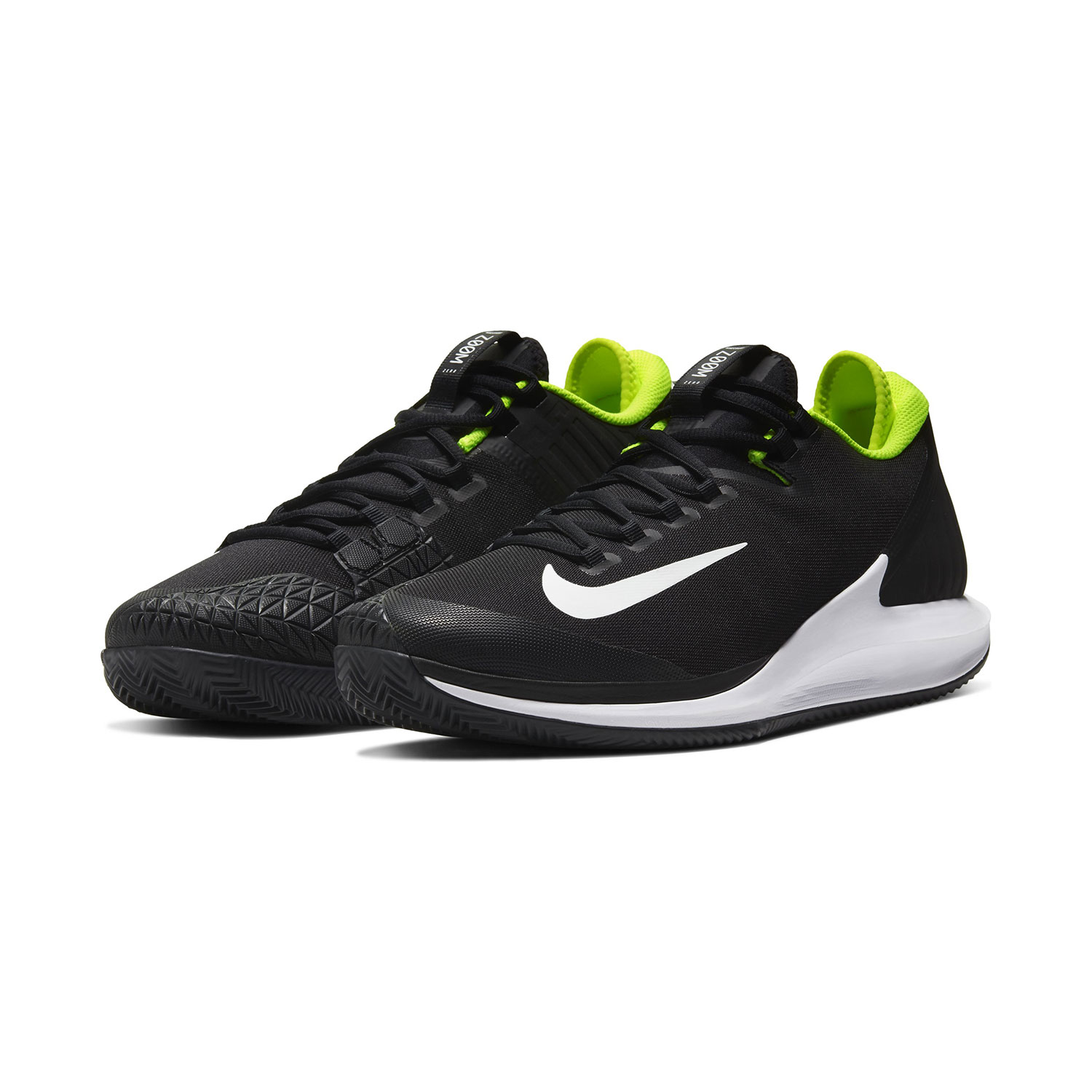 Nike Zoom Zero Clay Men's Tennis Shoes - Black/White/Volt
