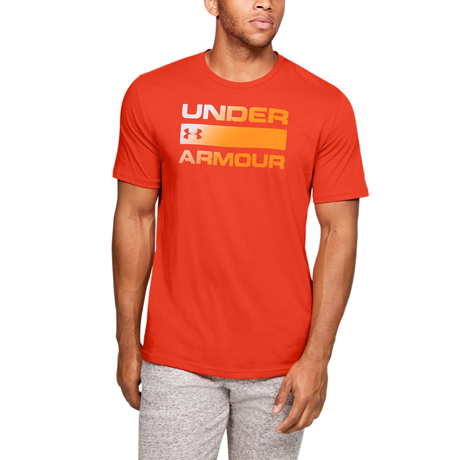 under armour t shirt orange