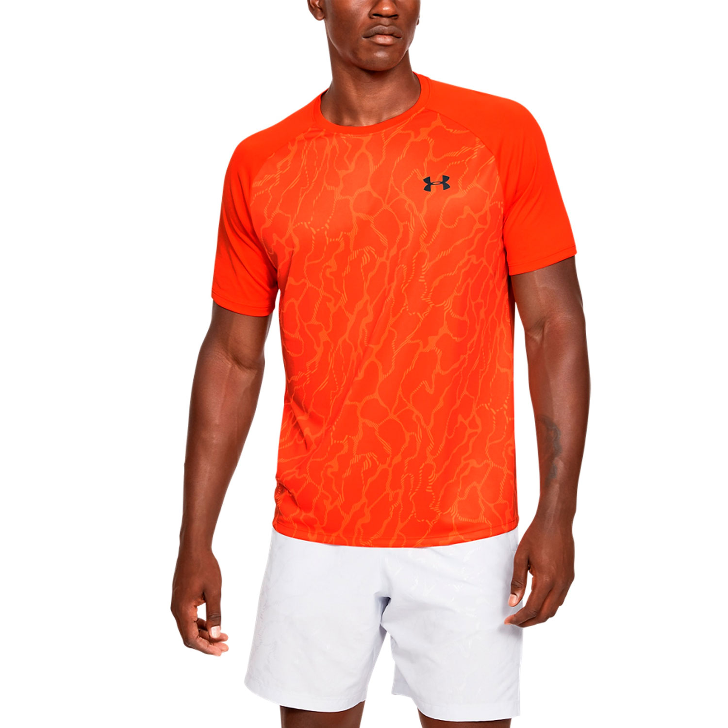 mens orange under armour t shirt