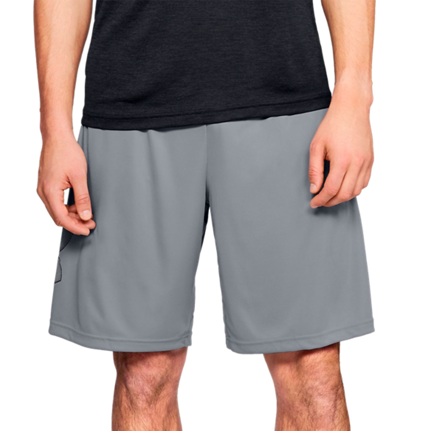 Under Armour Tech Graphic 10in Shorts - Steel/Black