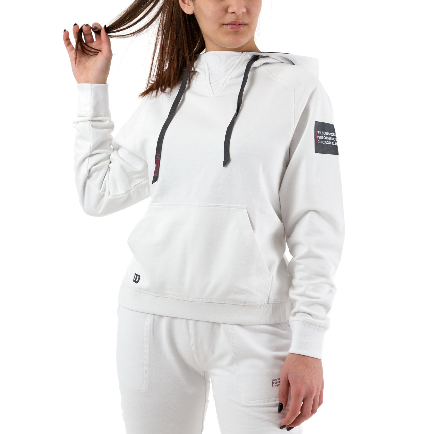 Wilson Since 1914 Women s Tennis Hoodie White