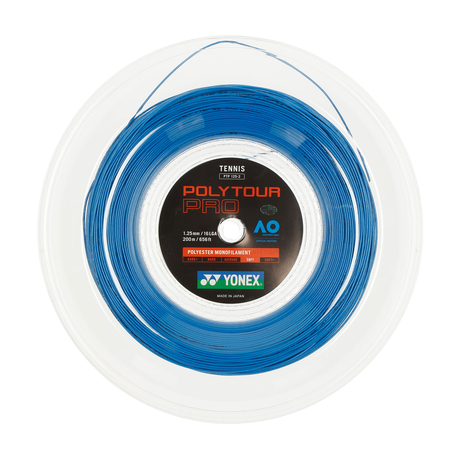 Yonex PolyTour Pro 1.25 Matassa 200 m - Blue