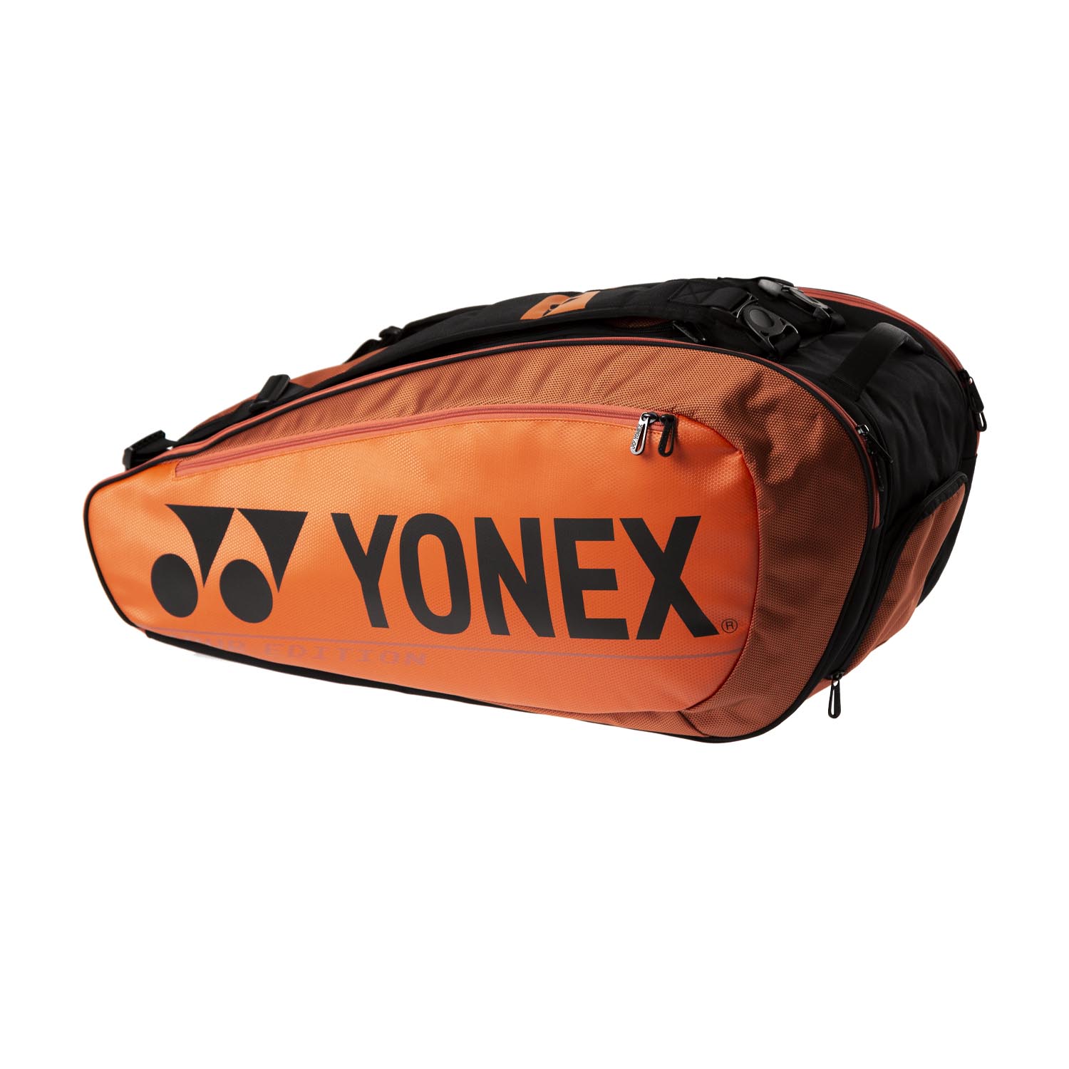 orange tennis bag