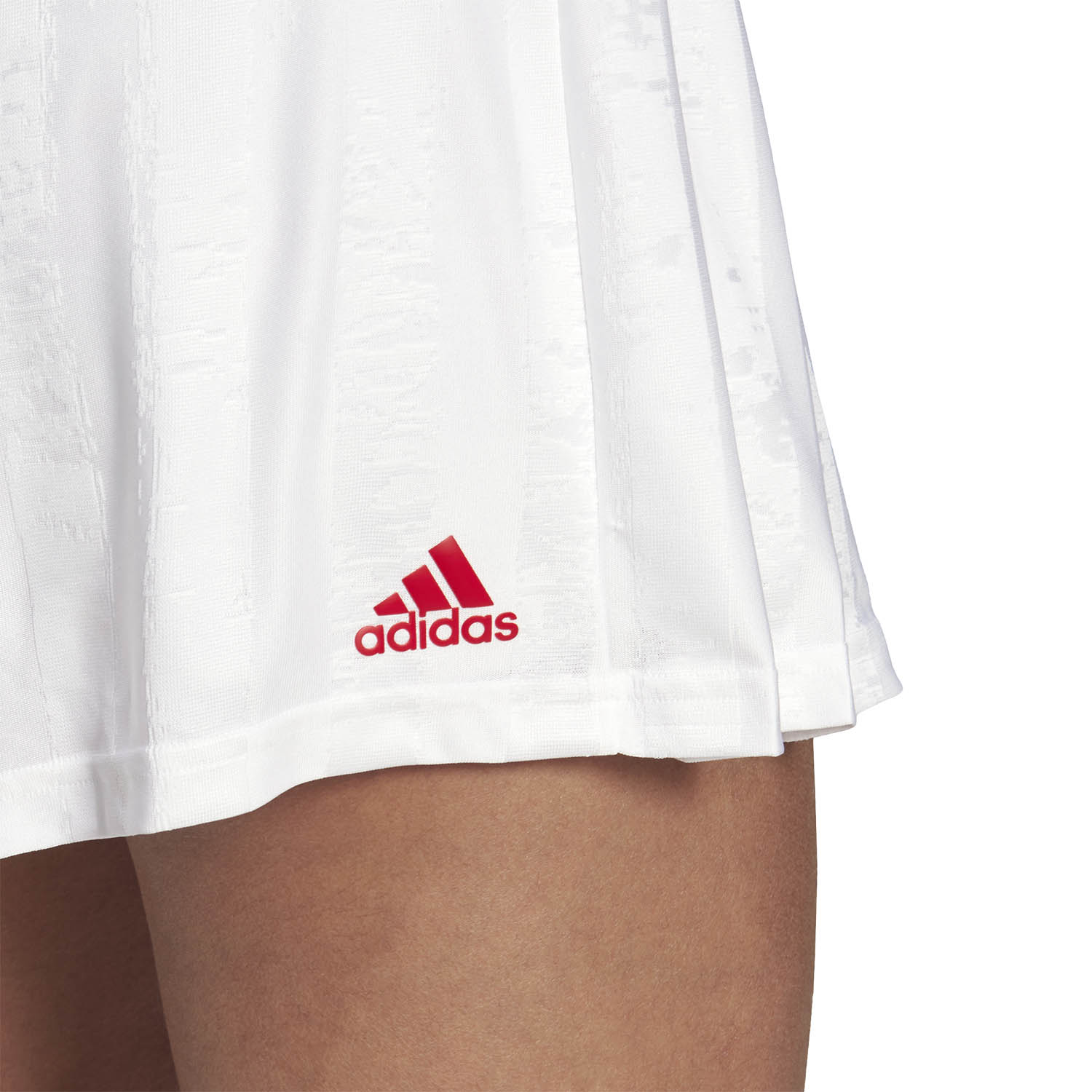 adidas All In One Women's Tennis Dress - White/Scarlet