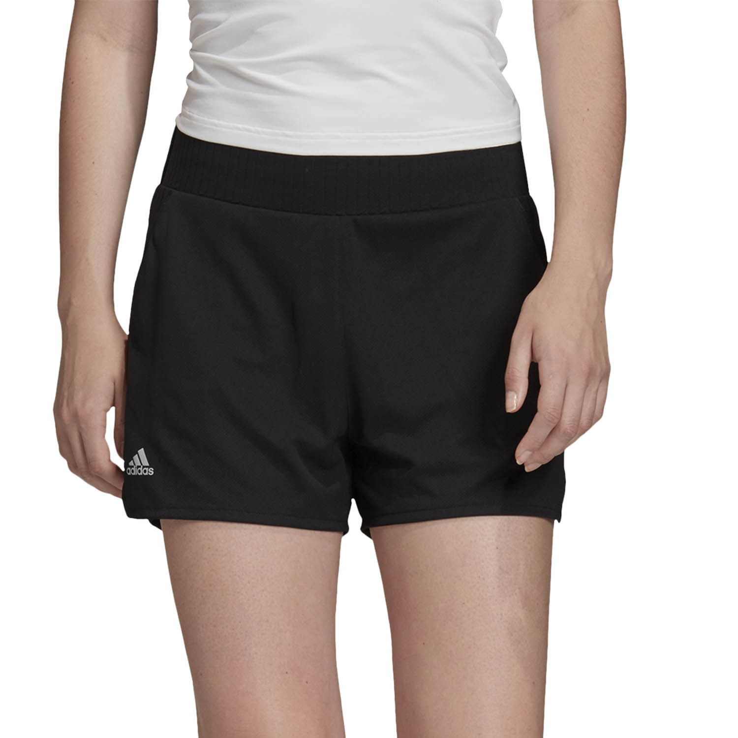adidas Club Hi-Rise 3in Pantaloncini da Tennis Donna Black