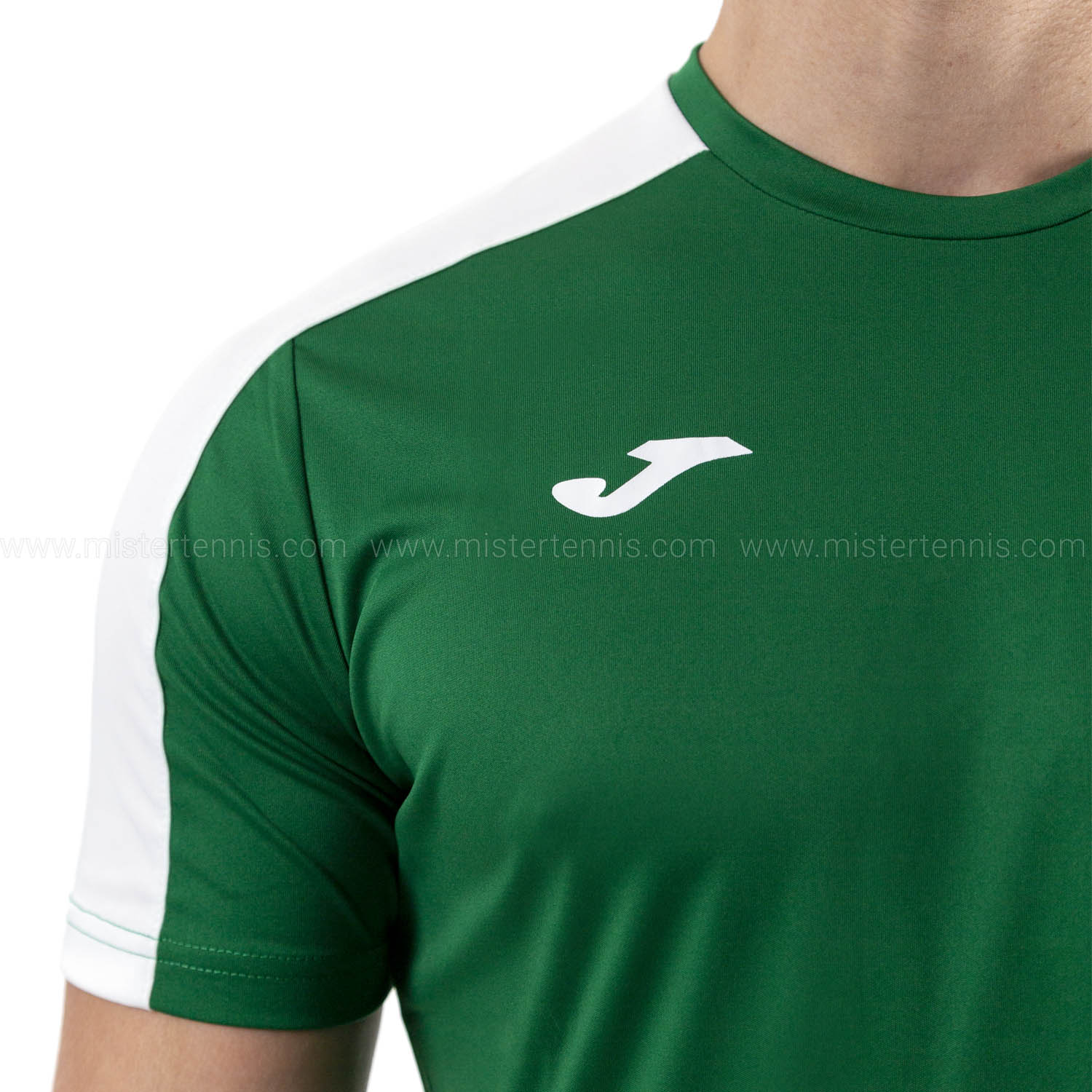 Joma Academy III T-Shirt - Green Medium/White