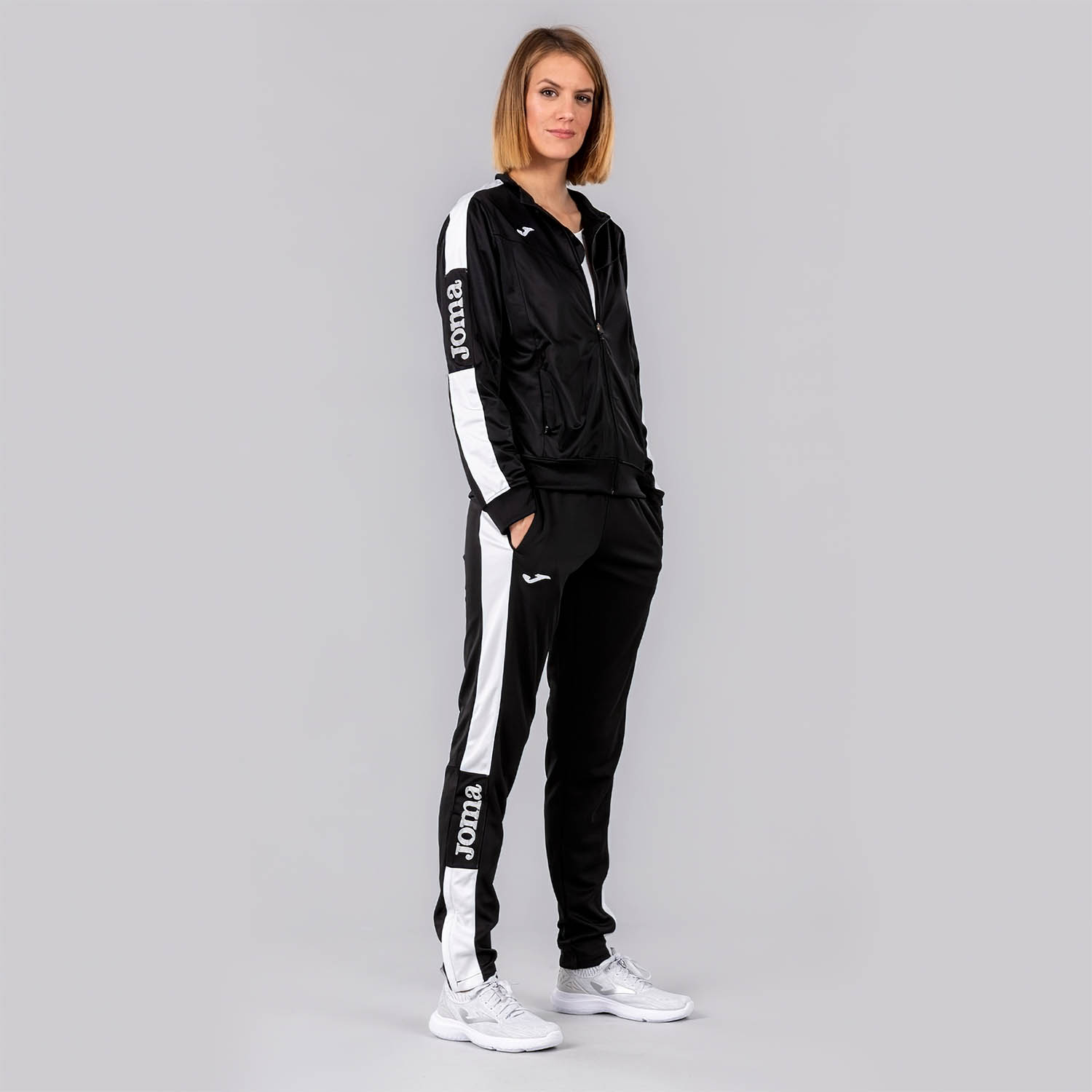 Joma IV Women's Tennis Pants Black/White