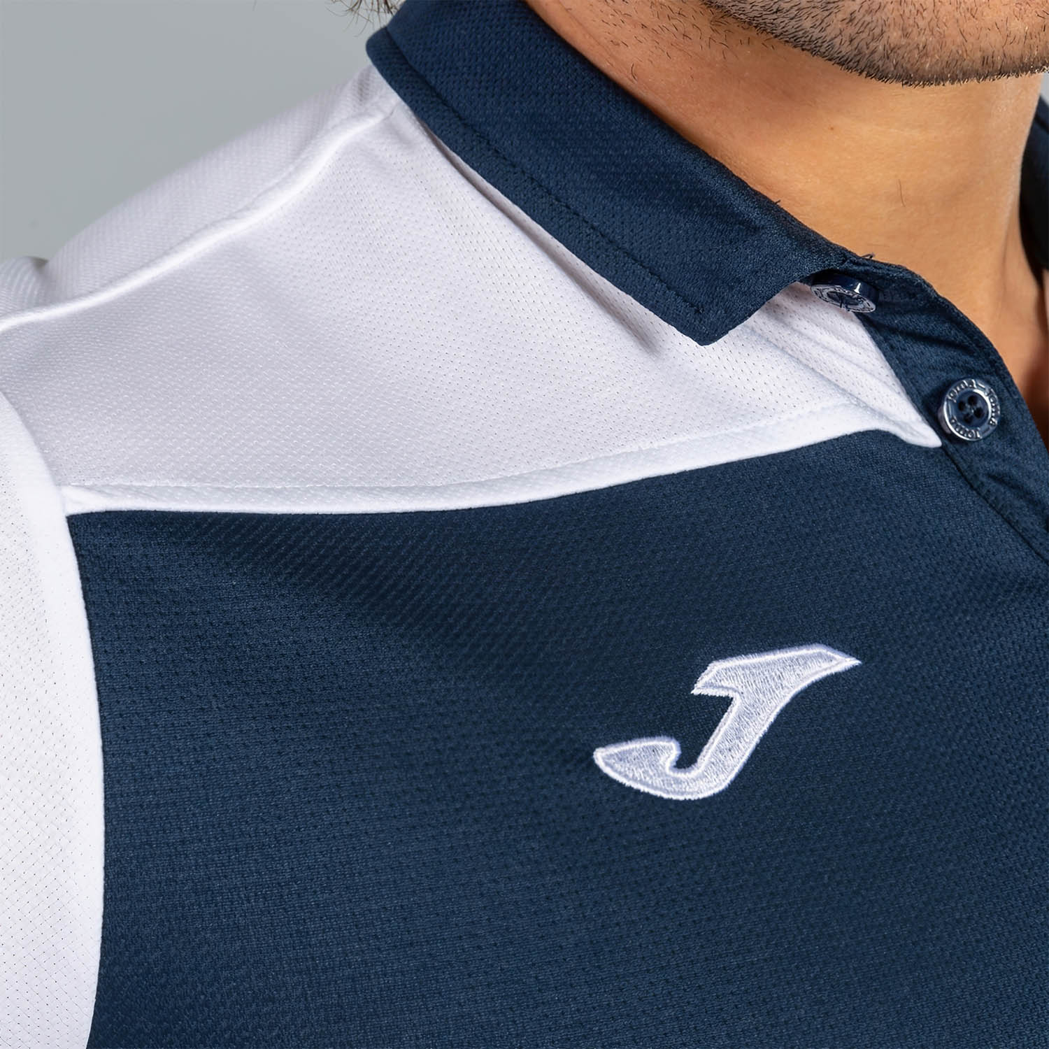 Joma Crew III Polo - Dark Navy/White