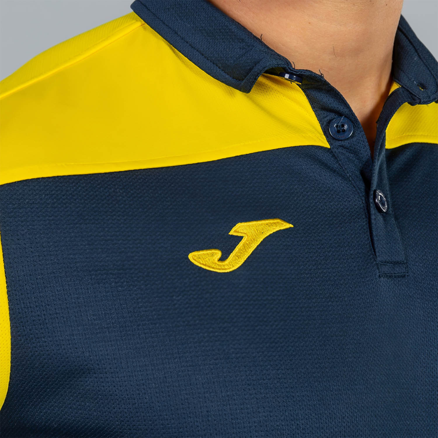 Joma Crew III Polo - Dark Navy/Yellow