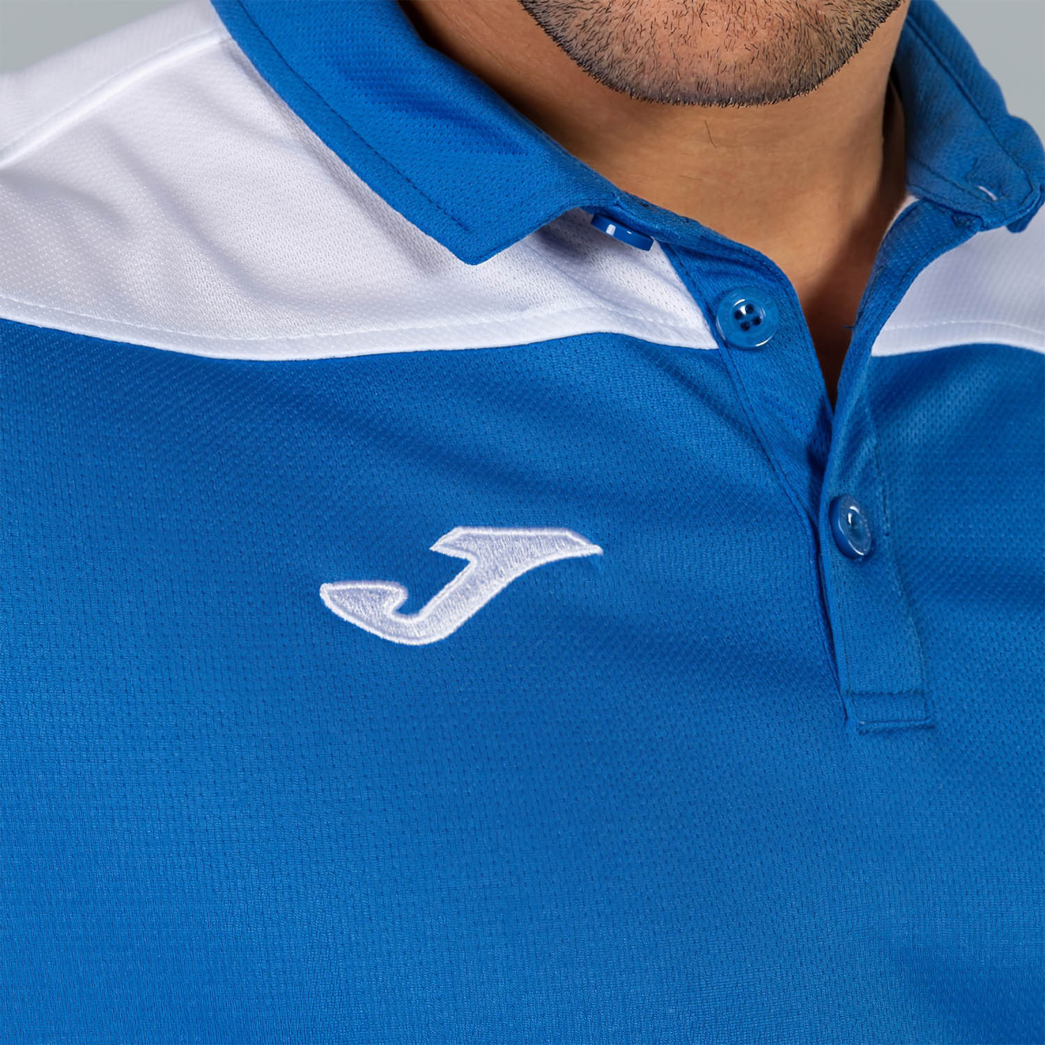 Joma Crew III Polo - Royal/White