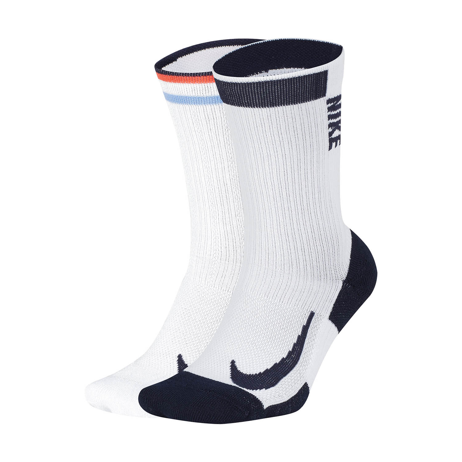 Nike Multiplier Max Crew x 2 Calze da Tennis Multicolor