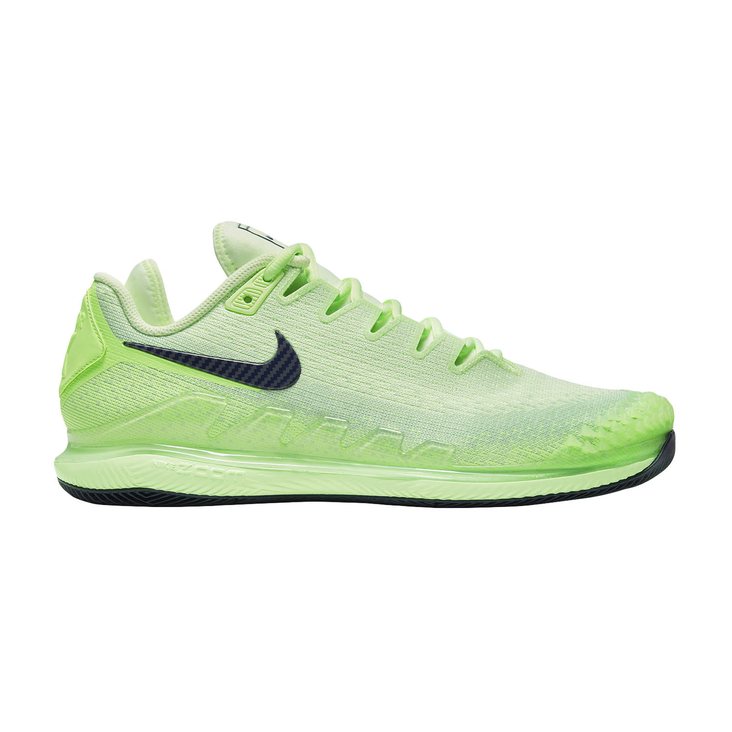 Nike Zoom Vapor X Knit HC Men's Tennis Shoes - Ghost Green
