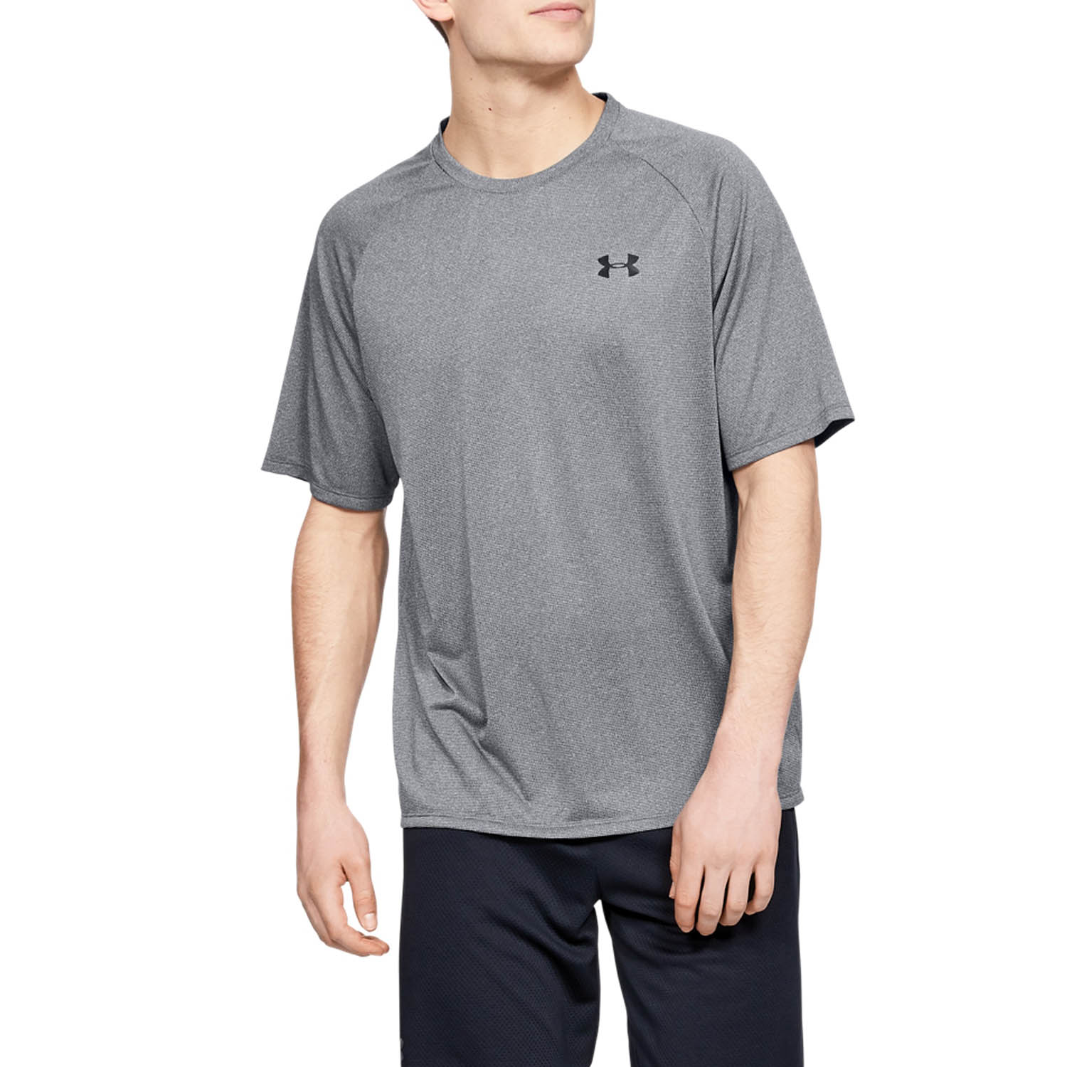 Under Armour Tech 2.0 Novelty T-Shirt - Pitch Gray/Black