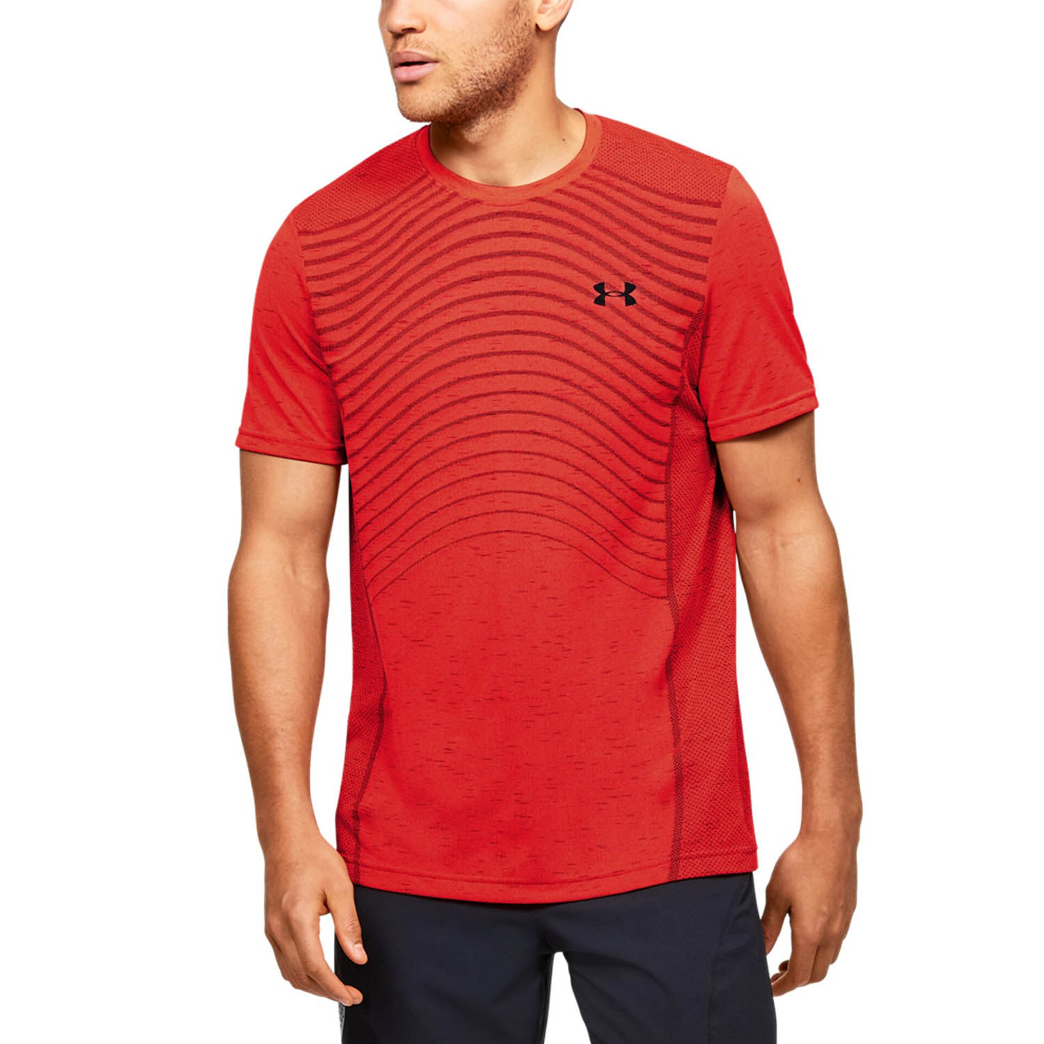 under armour red shirt