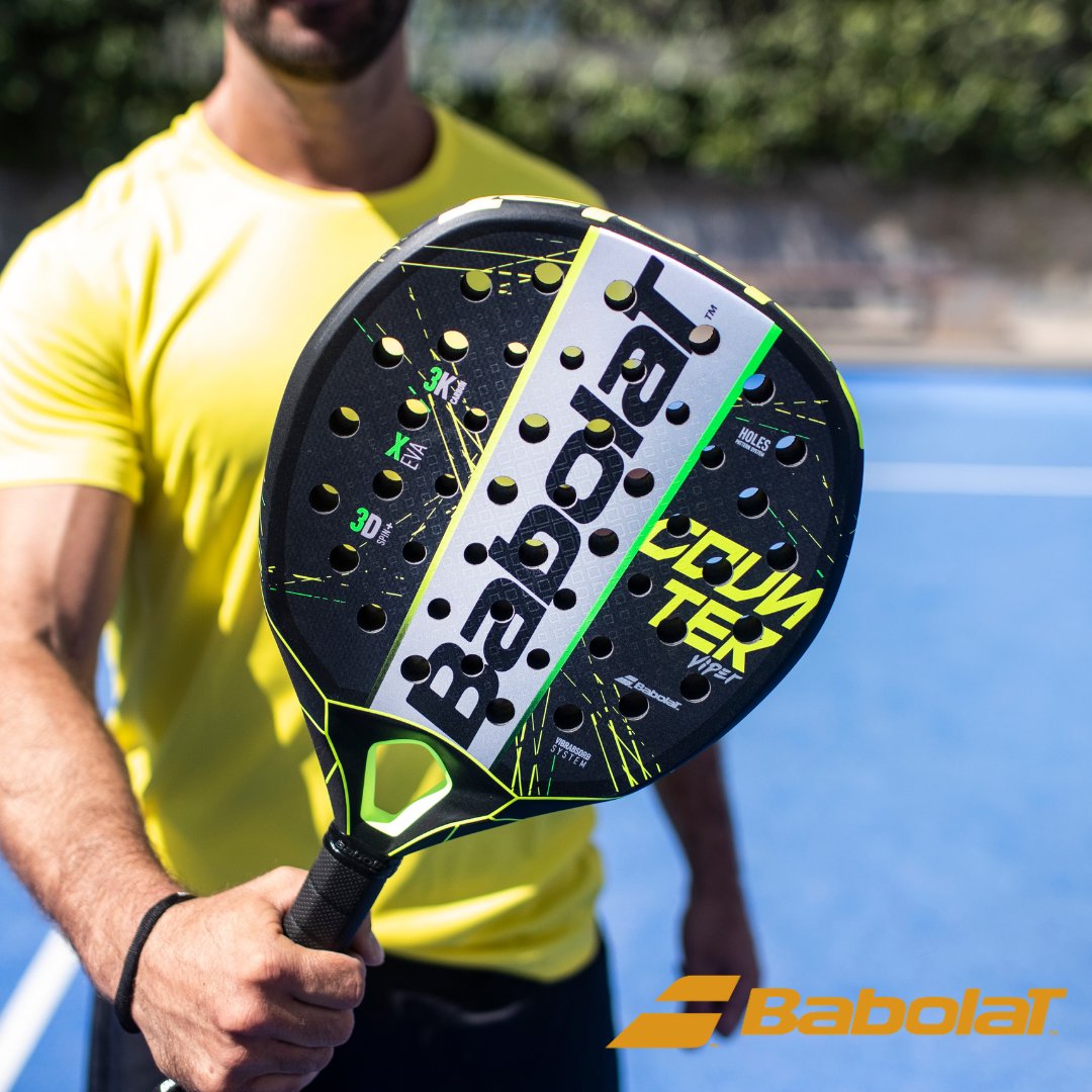 Babolat Counter Viper Racchetta da Padel Black/Grey/Yellow
