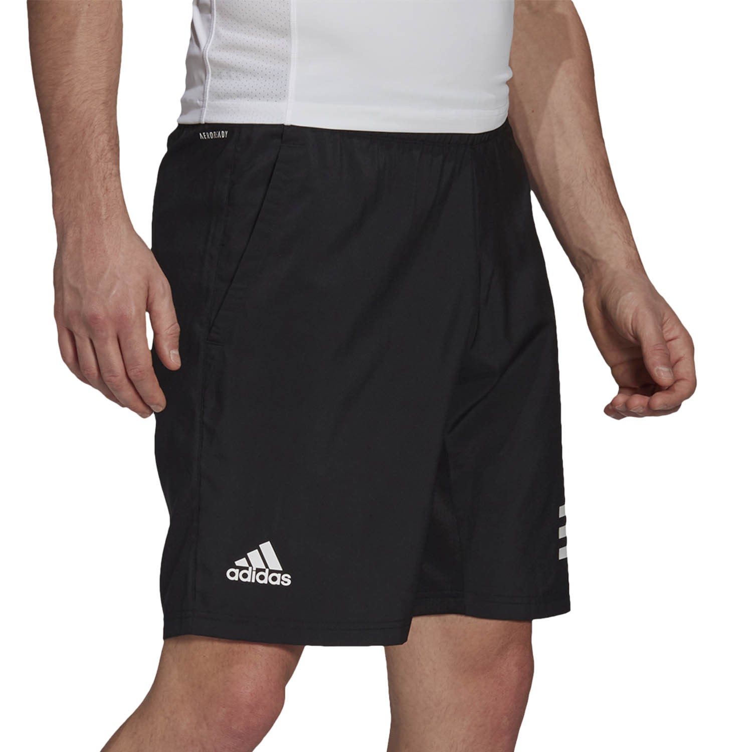 adidas 3-Stripe 9in Shorts de Tenis