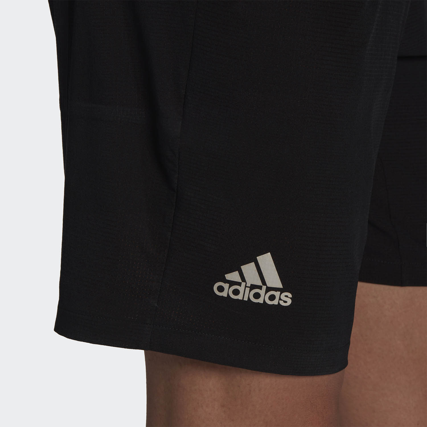 adidas Ergo Primegreen 7in Men's Tennis Shorts - Black/White