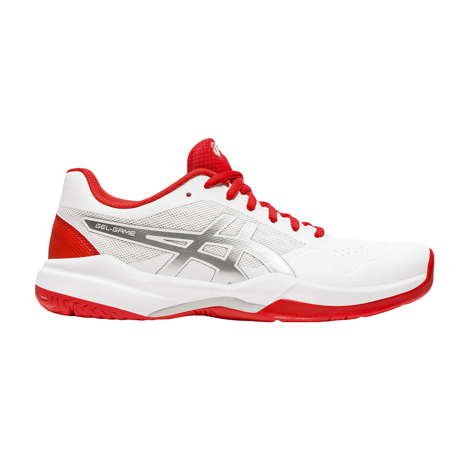 asics red tennis shoes