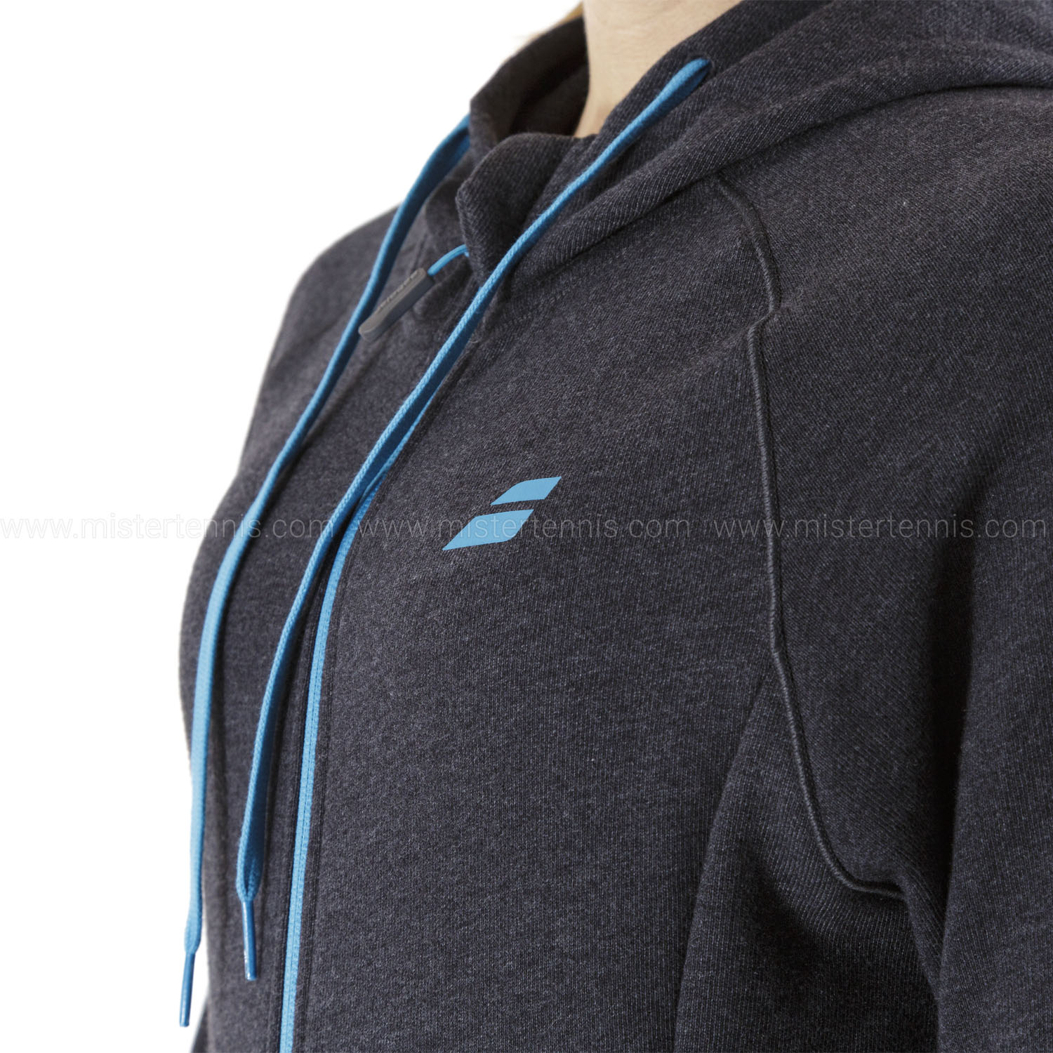 Babolat Exercise Logo Hoodie - Black Heather