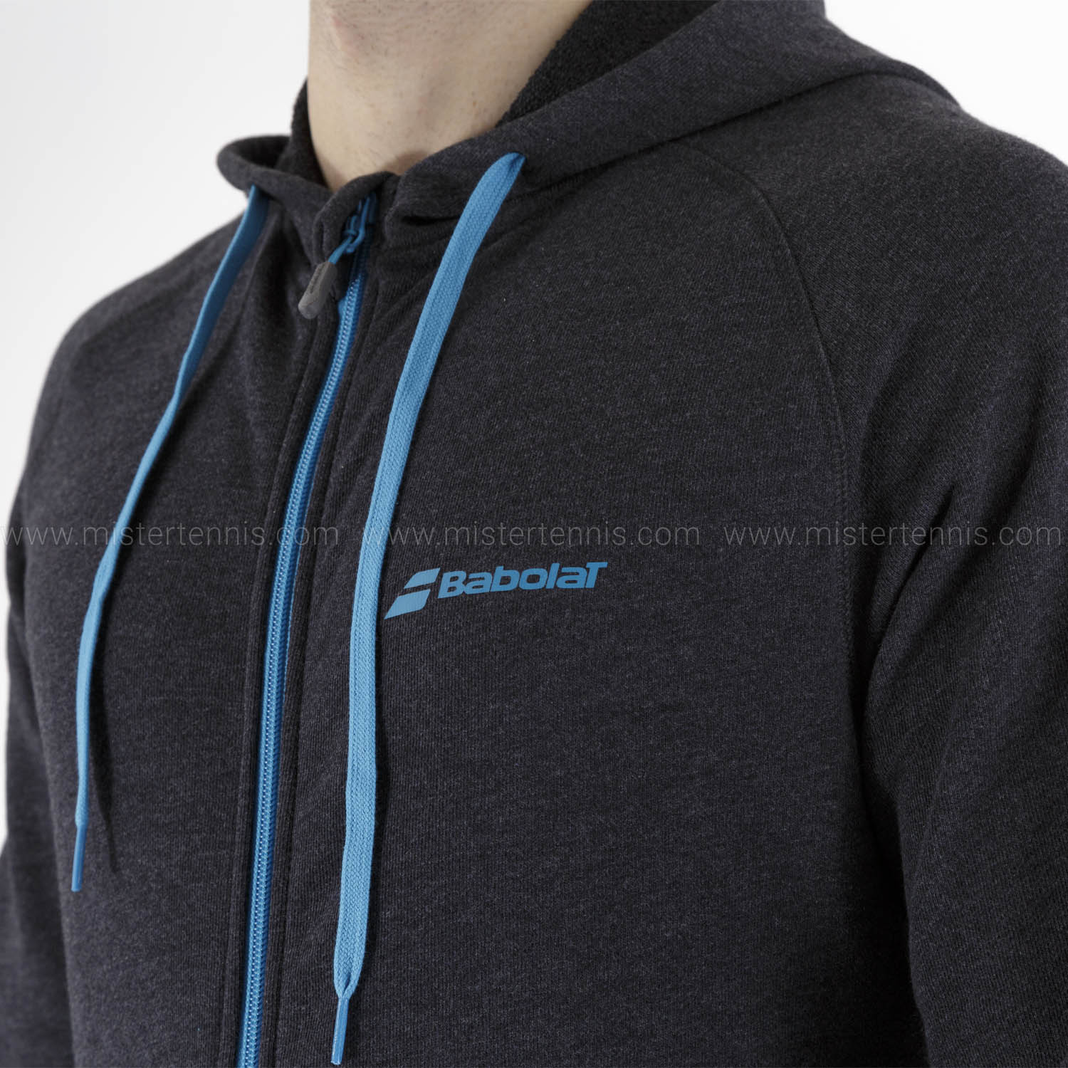 Babolat Exercise Logo Hoodie - Black Heather