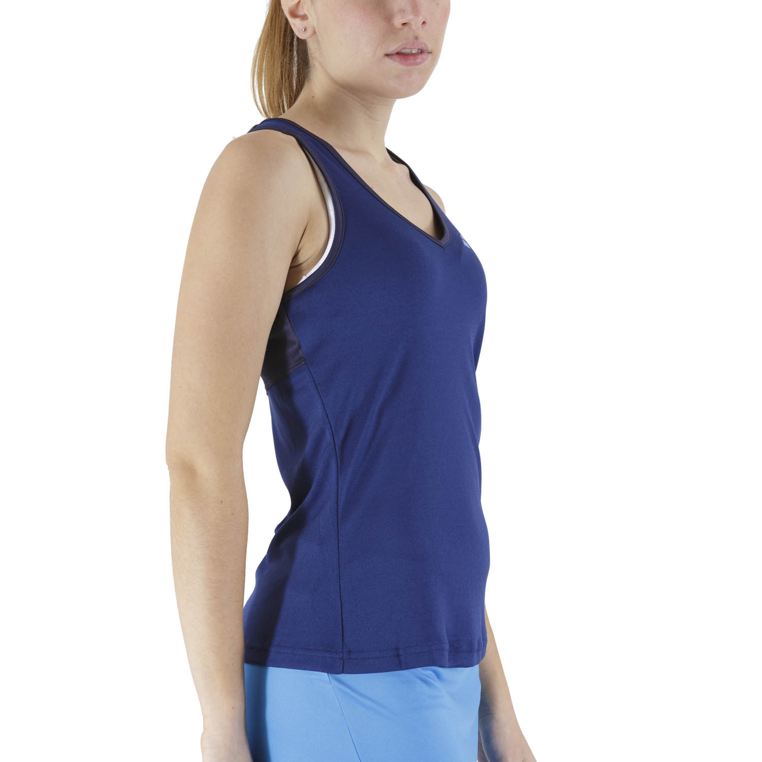 Babolat Match Performance Tennis Tank Turquoise Blue Ladies Functional Tank Top with Bra 