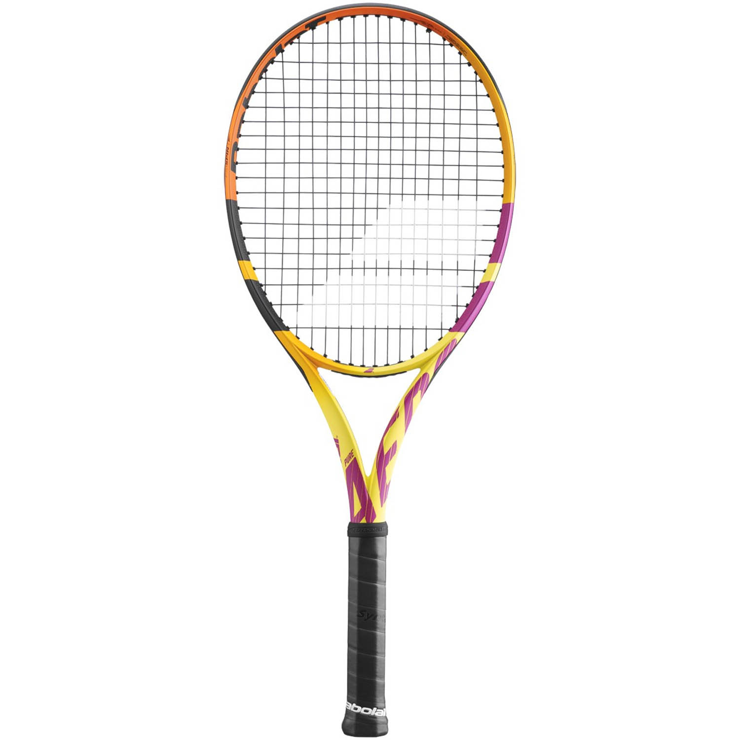 Feudal Ventilación Banquete Babolat Pure Aero Rafa Raqueta Tenis - Yellow/Orange/Purple