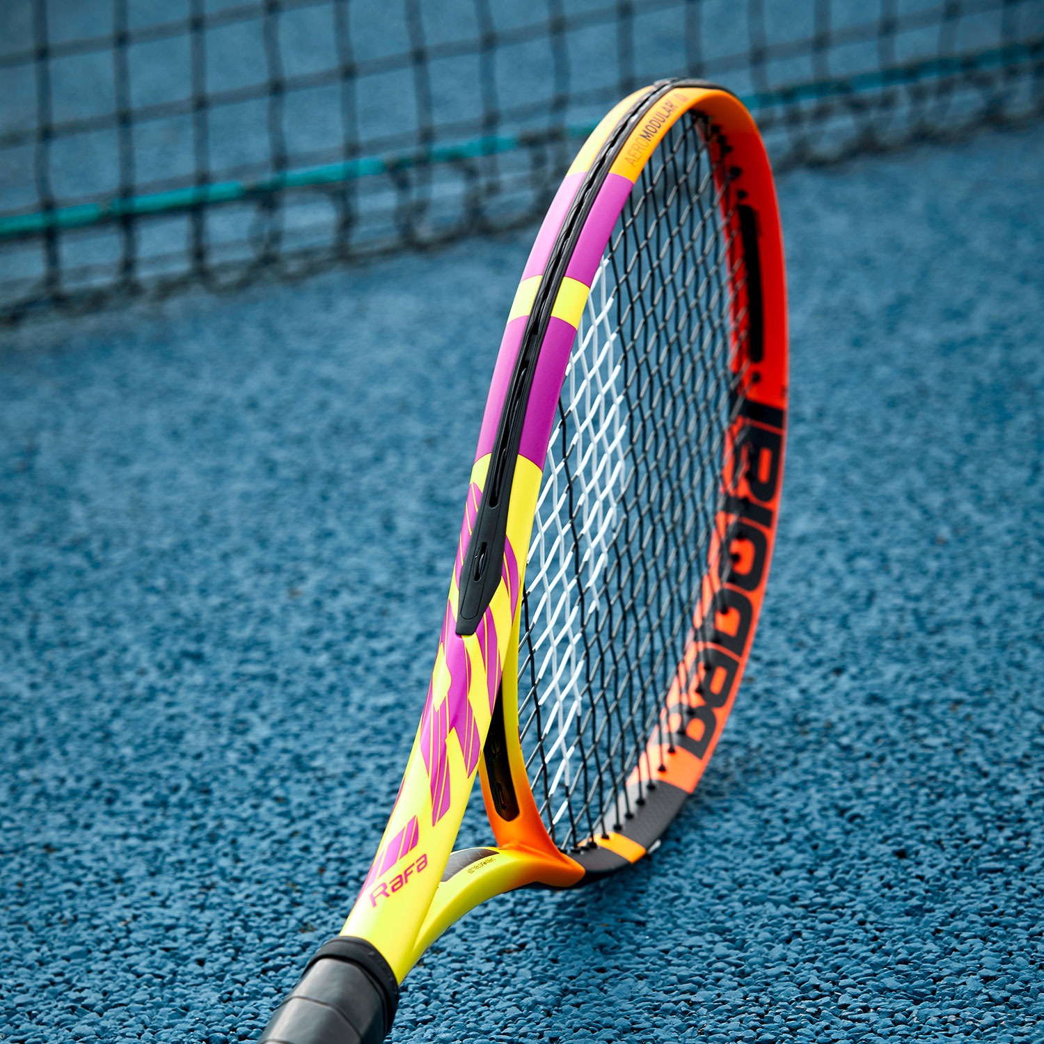 Babolat Pure Aero Rafa Tennis Racket - Yellow/Orange/Purple