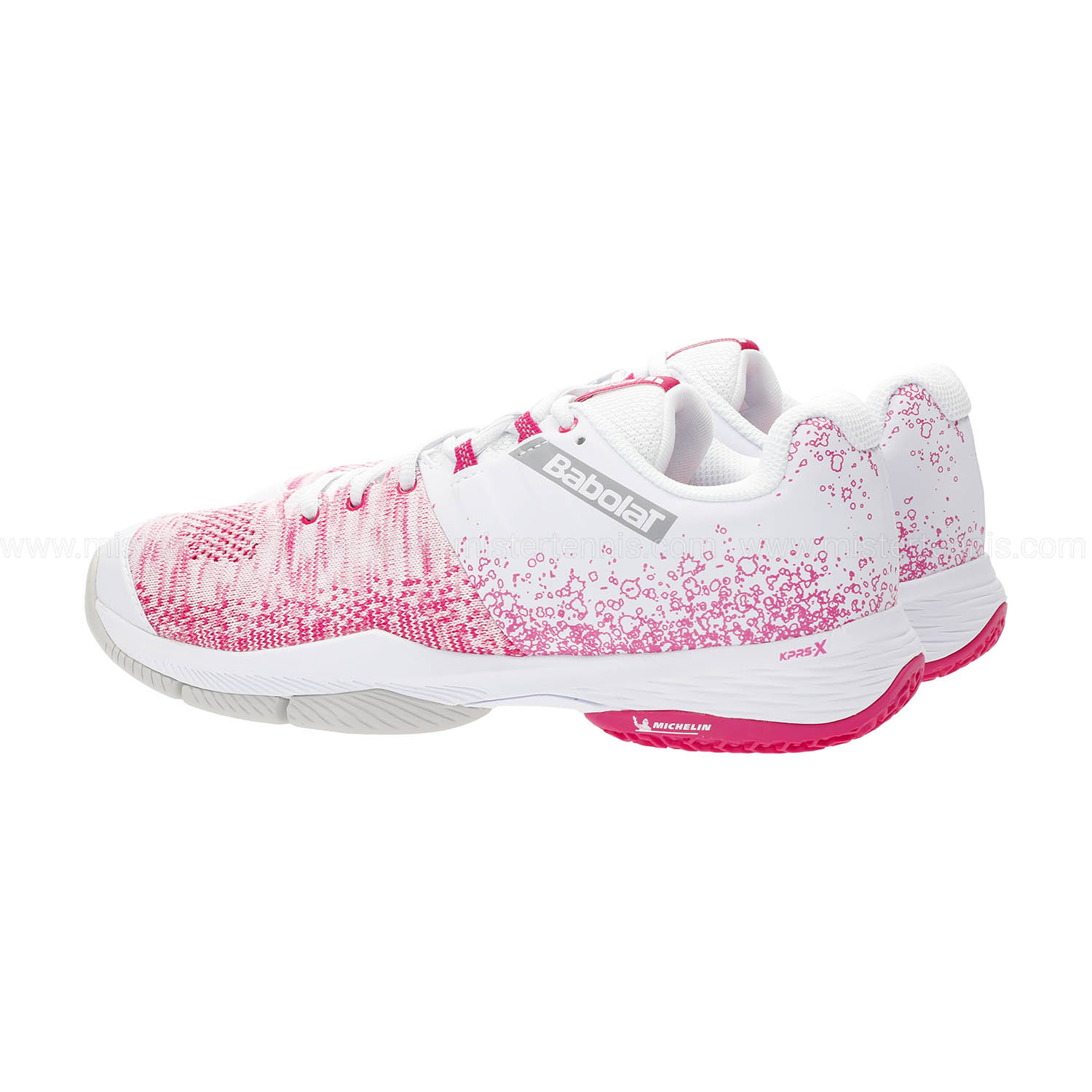 Babolat Sensa Women's Padel Shoes White/Pink Peacock