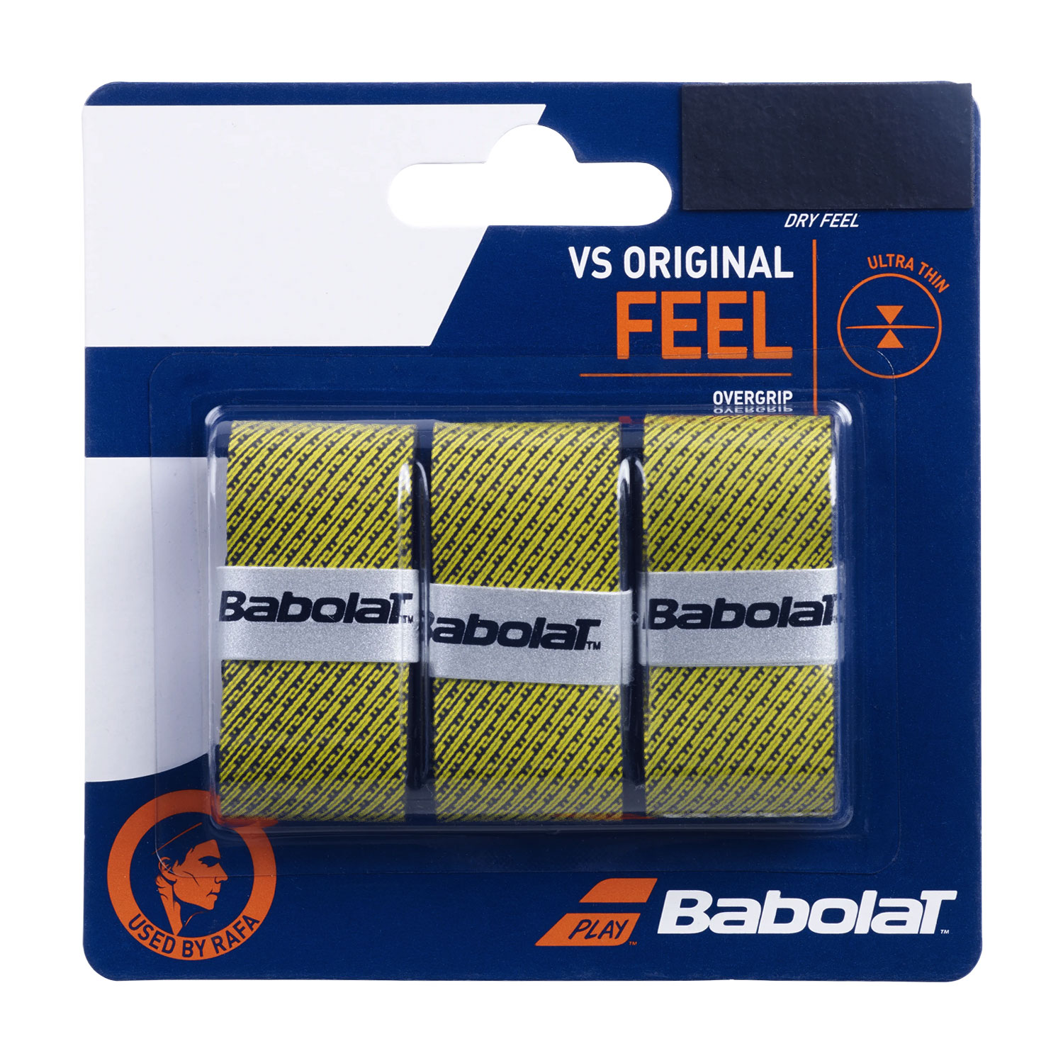 Babolat VS Original Overgrip x 3 - Black/Yellow
