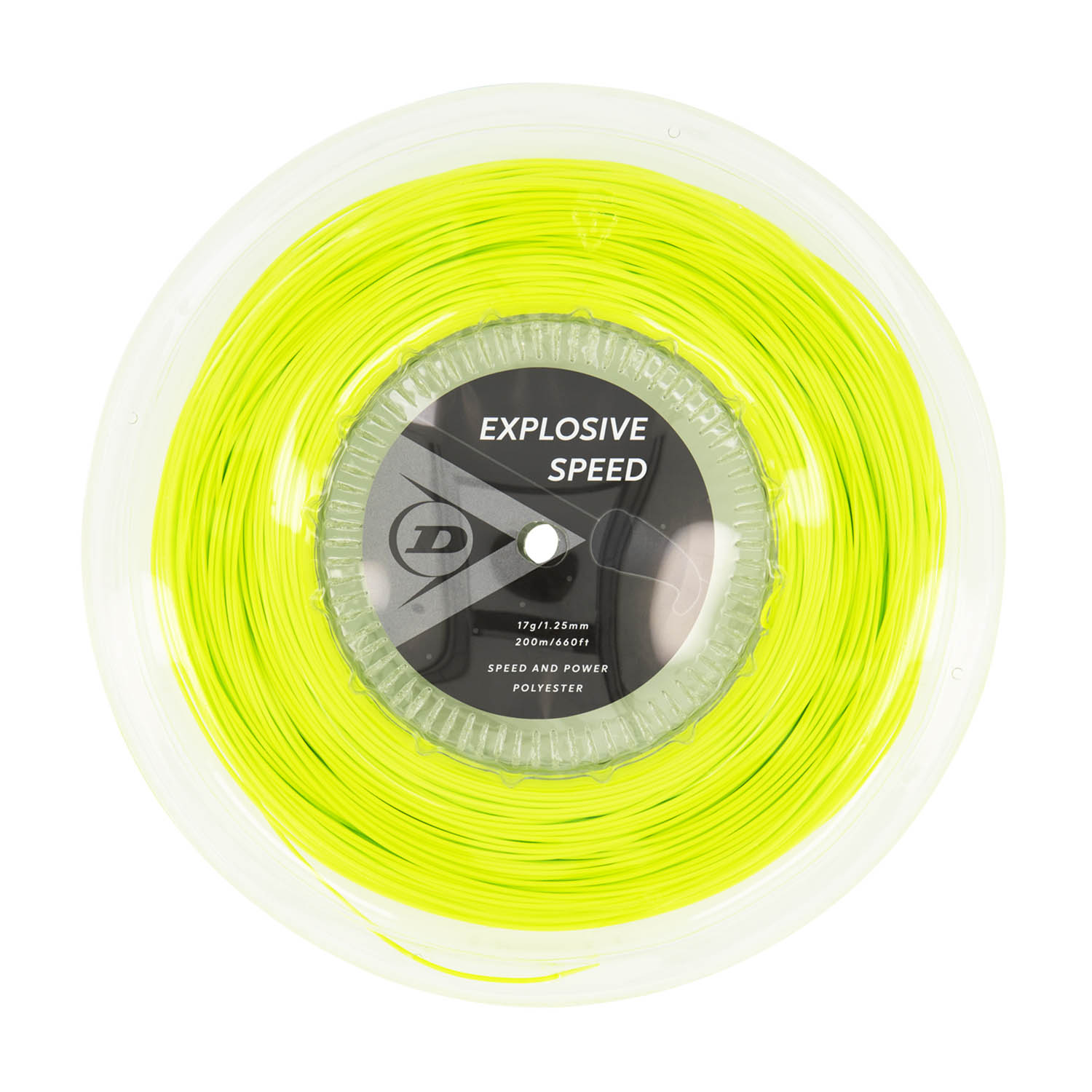 Dunlop Explosive Speed 1.25 200 m String Reel - Yellow