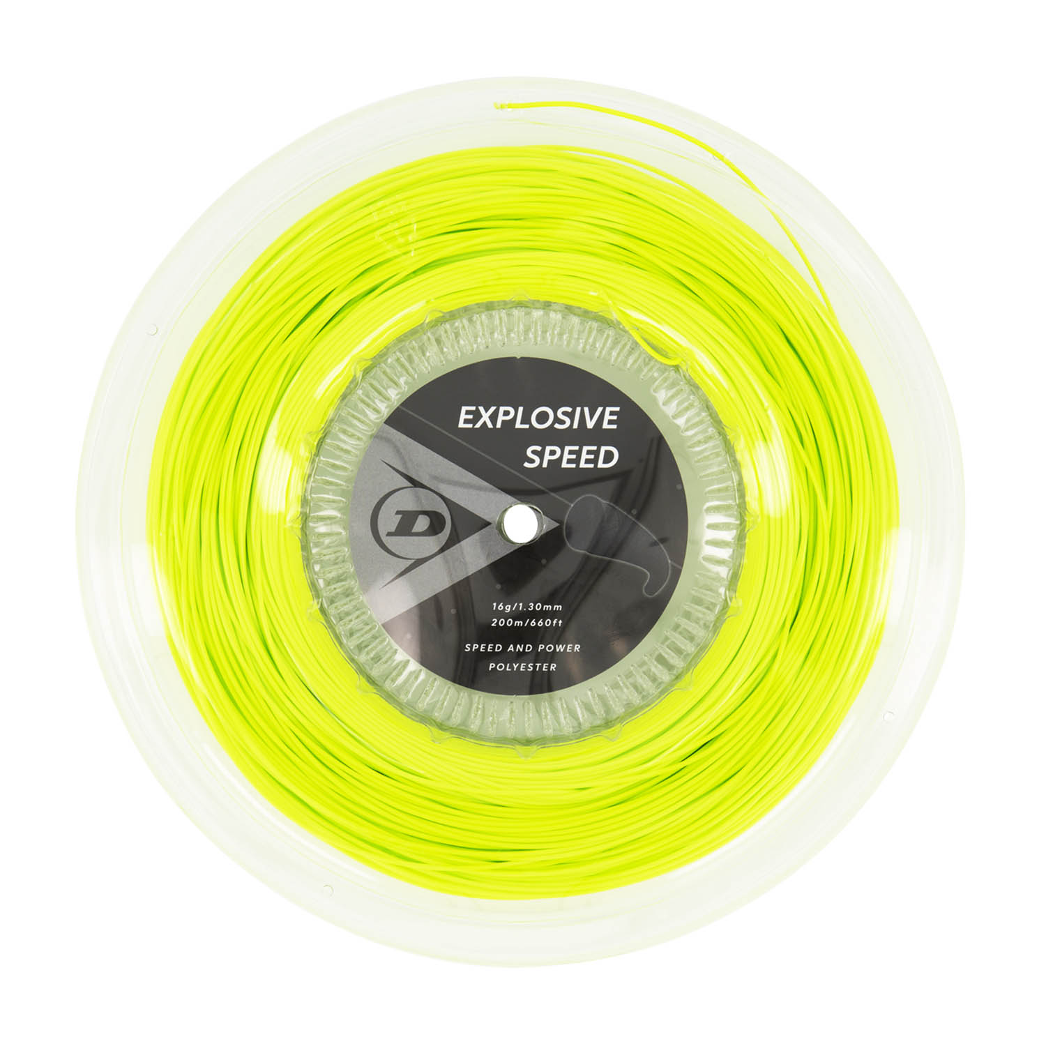 Dunlop Explosive Speed 1.30 200 m String Reel - Yellow