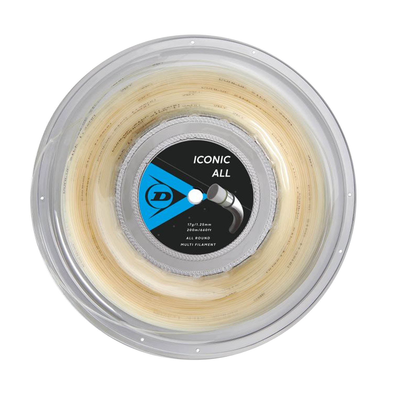 Dunlop Iconic All 1.25 200 m String Reel - Natural