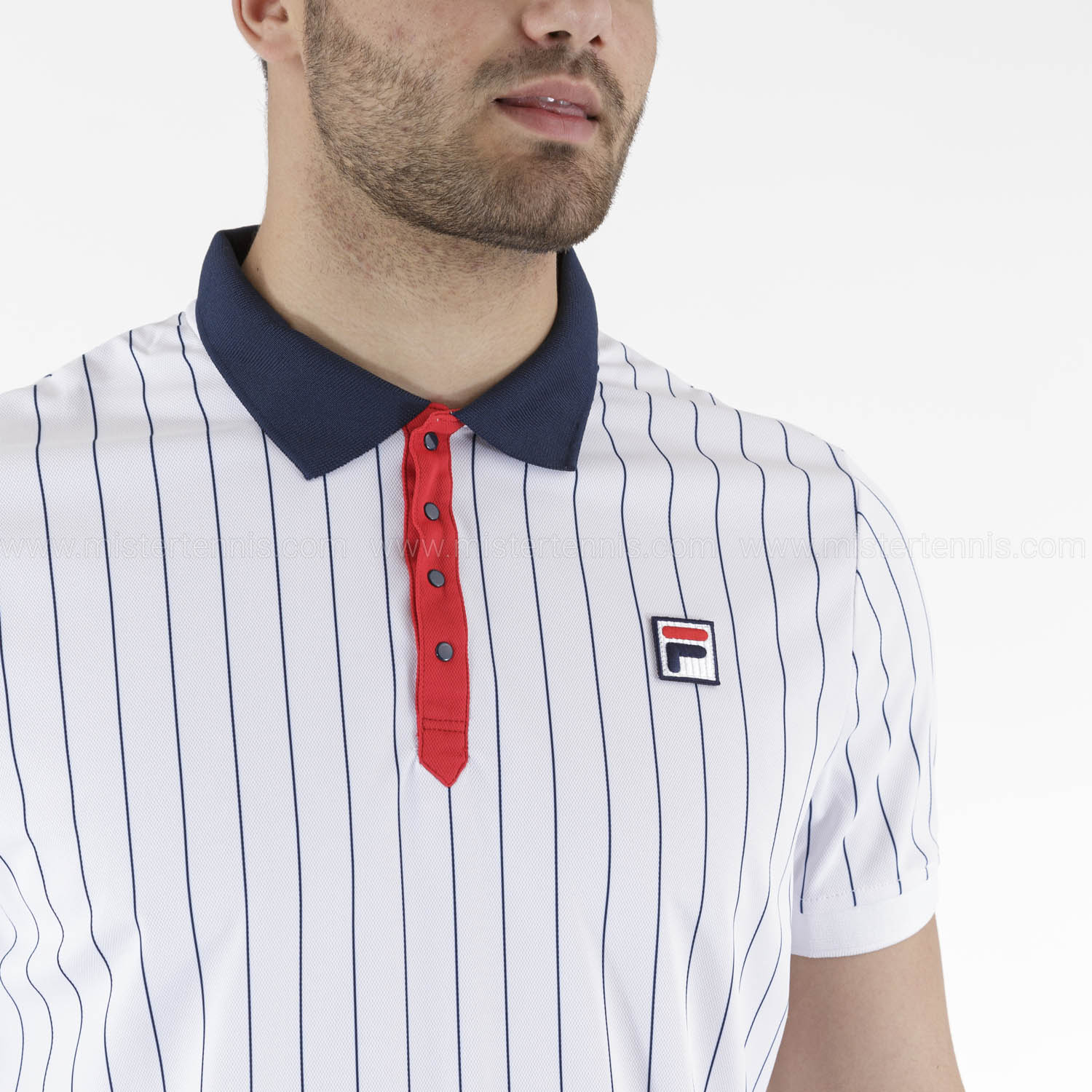 Fila Stripes Polo - White Stripes