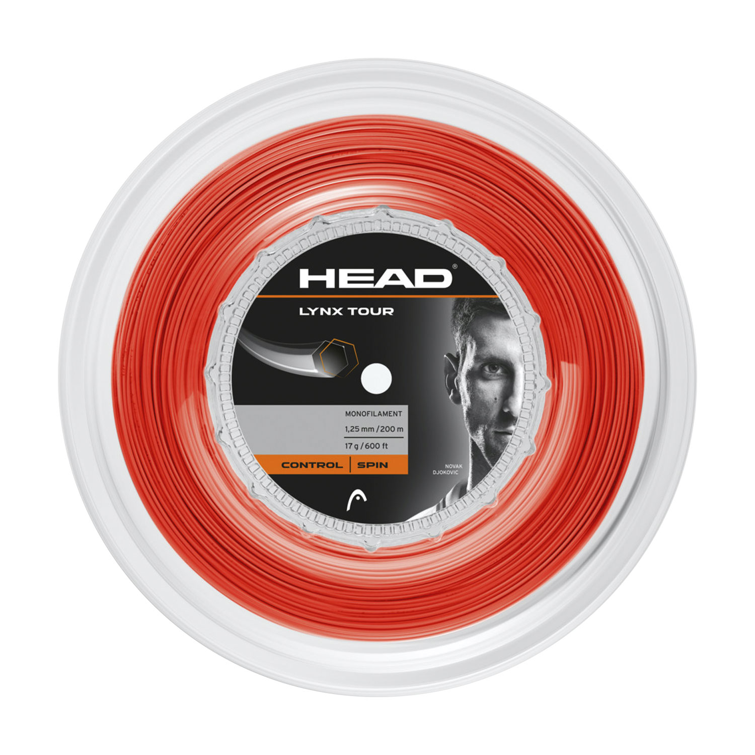 Head Lynx Tour 1.25 Bobina 200 m - Orange