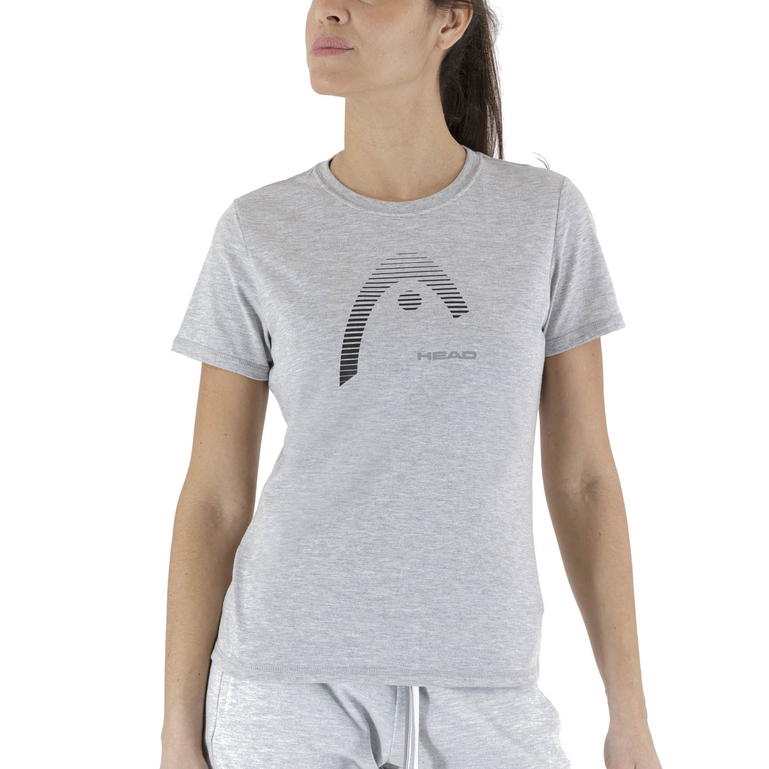 Head Club Lara Camiseta de Tenis Mujer - Grey Melange